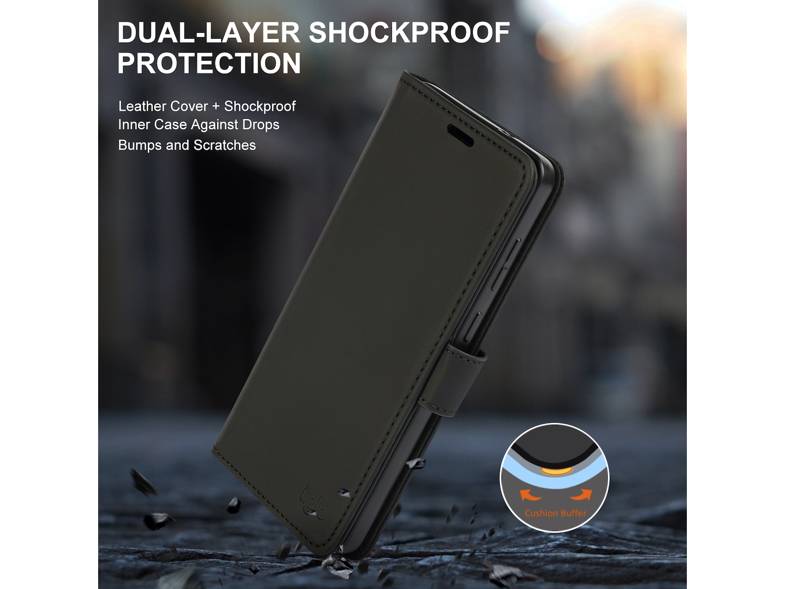 iiglo Galaxy S25 Edge Wallet cover Mobilcover