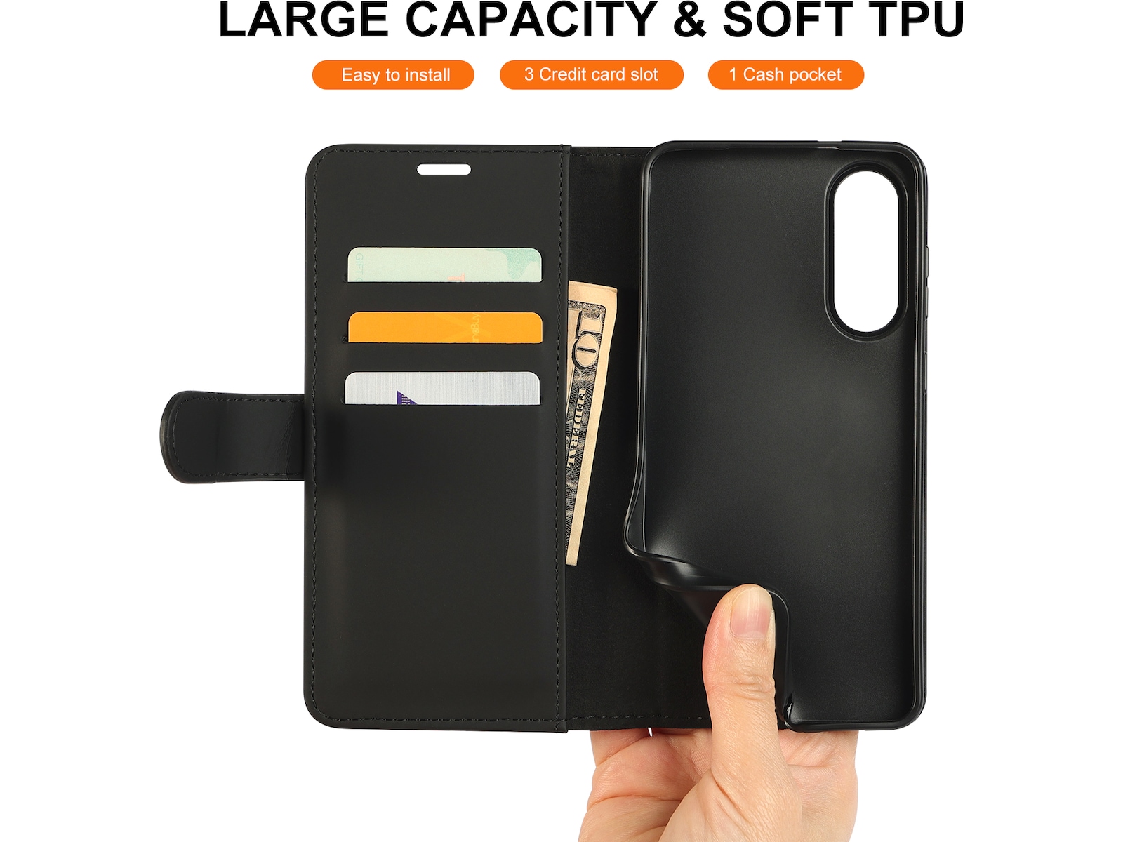 iiglo Galaxy S25 Edge Wallet cover Mobilcover