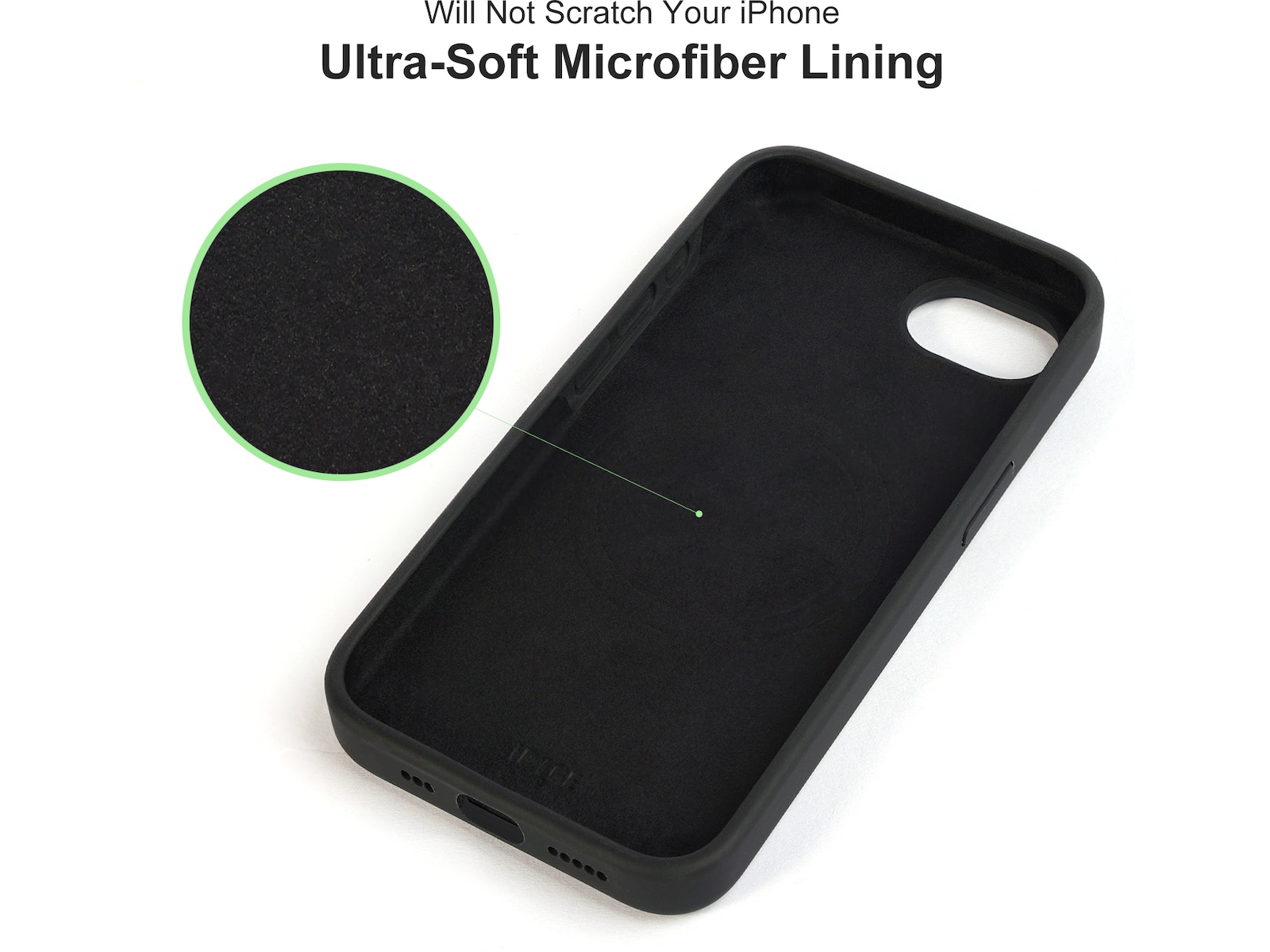 iiglo iPhone 16e Magnetic cover (sort) Mobilcover