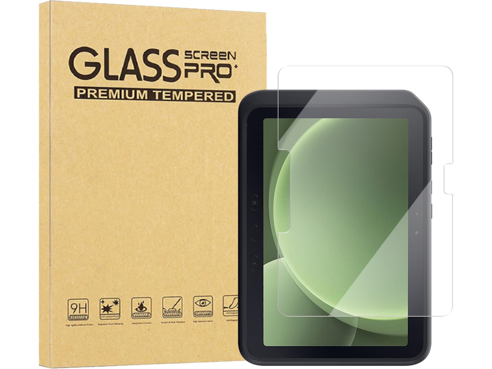 iiglo Galaxy Tab Active 5 Pro Skærmbeskytter Skærmbeskyttelse tablet