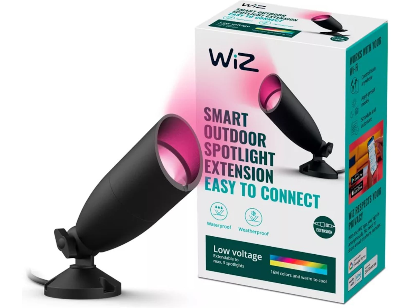 WiZ 12V forlængelse til jordspotlight Gulvlampe