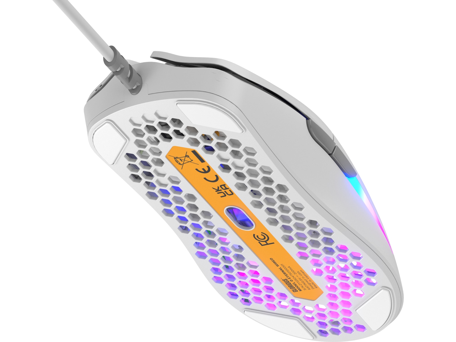 Glorious Model O Eternal gamingmus (hvid) Gamingmus