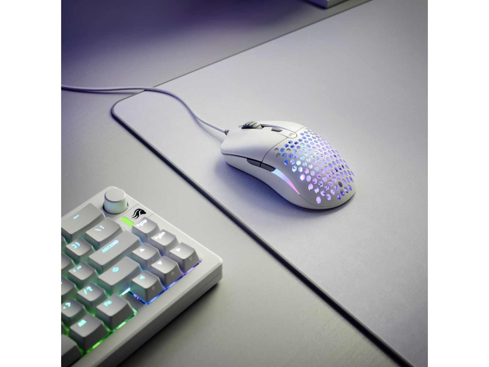 Glorious Model O Eternal gamingmus (hvid) Gamingmus