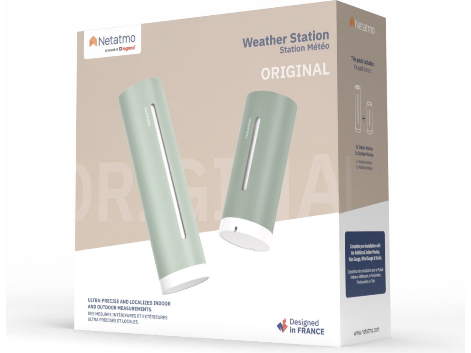 Netatmo Smart Vejrstation Original 2. gen (mint) Vejrstationer