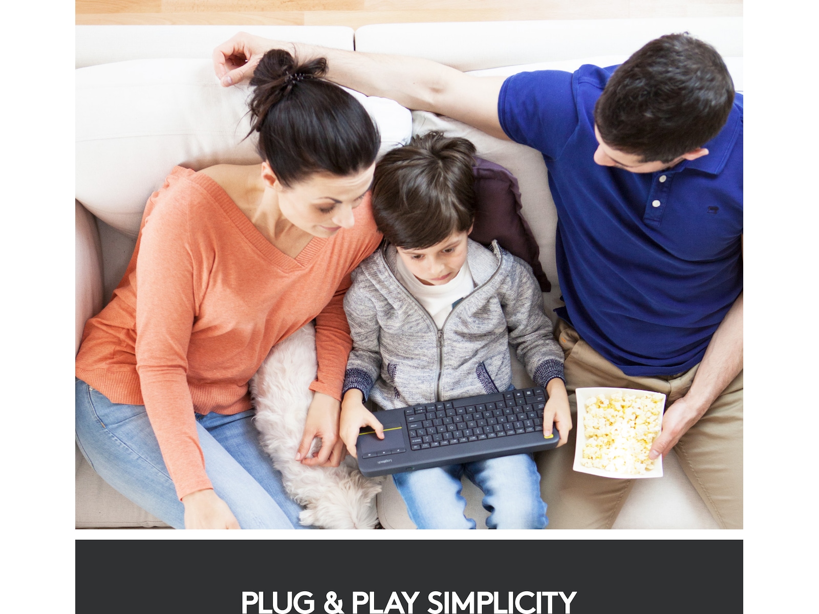 Logitech K400 Plus (Dark Grey) Keyboards