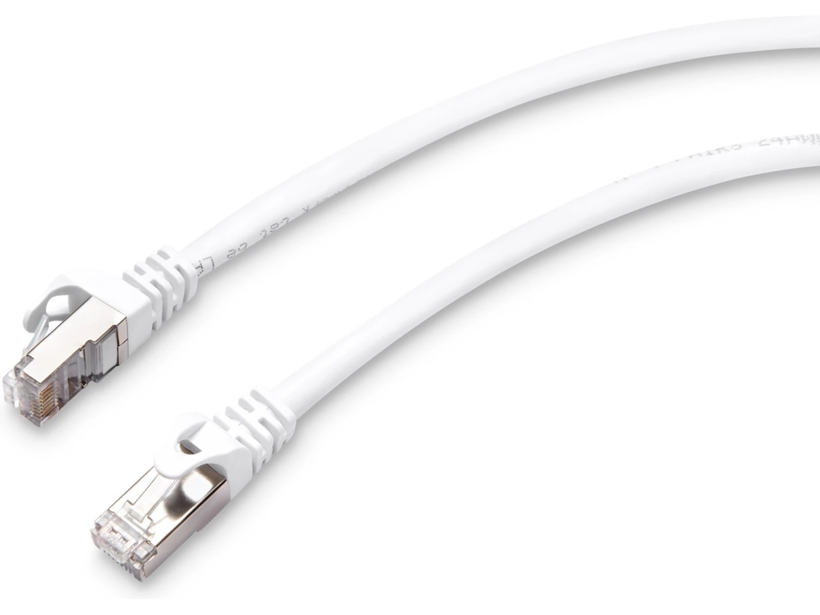 Nætverkskabel CAT6e 1m (hvid) Netværk