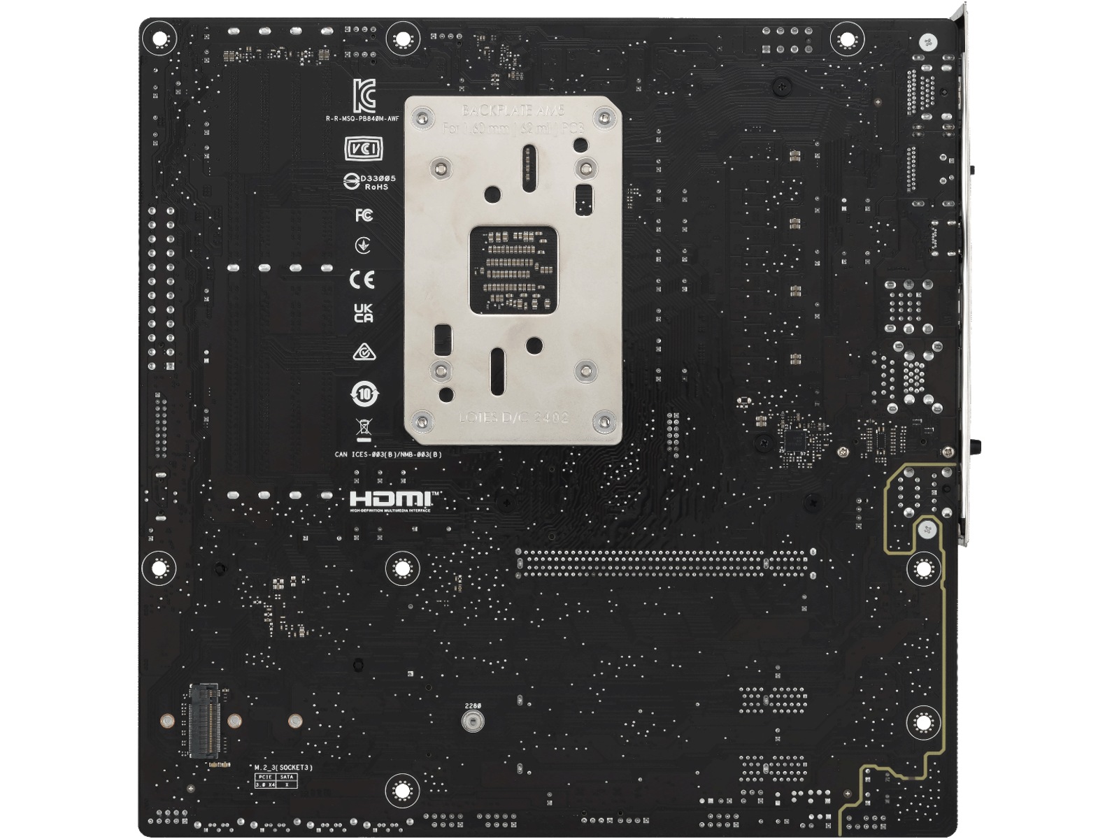 ASUS PRIME B840M-A WIFI Bundkort AMD Socket