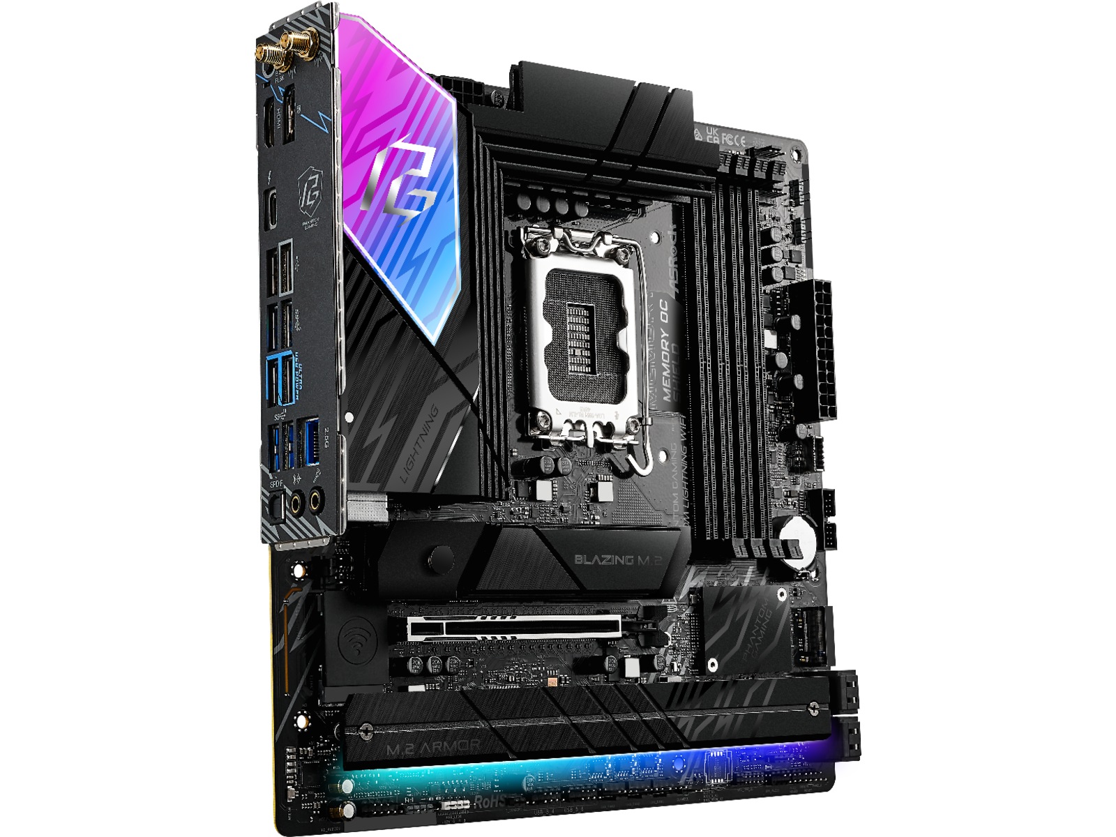 ASRock B860M Lightning WiFi Bundkort Intel Socket