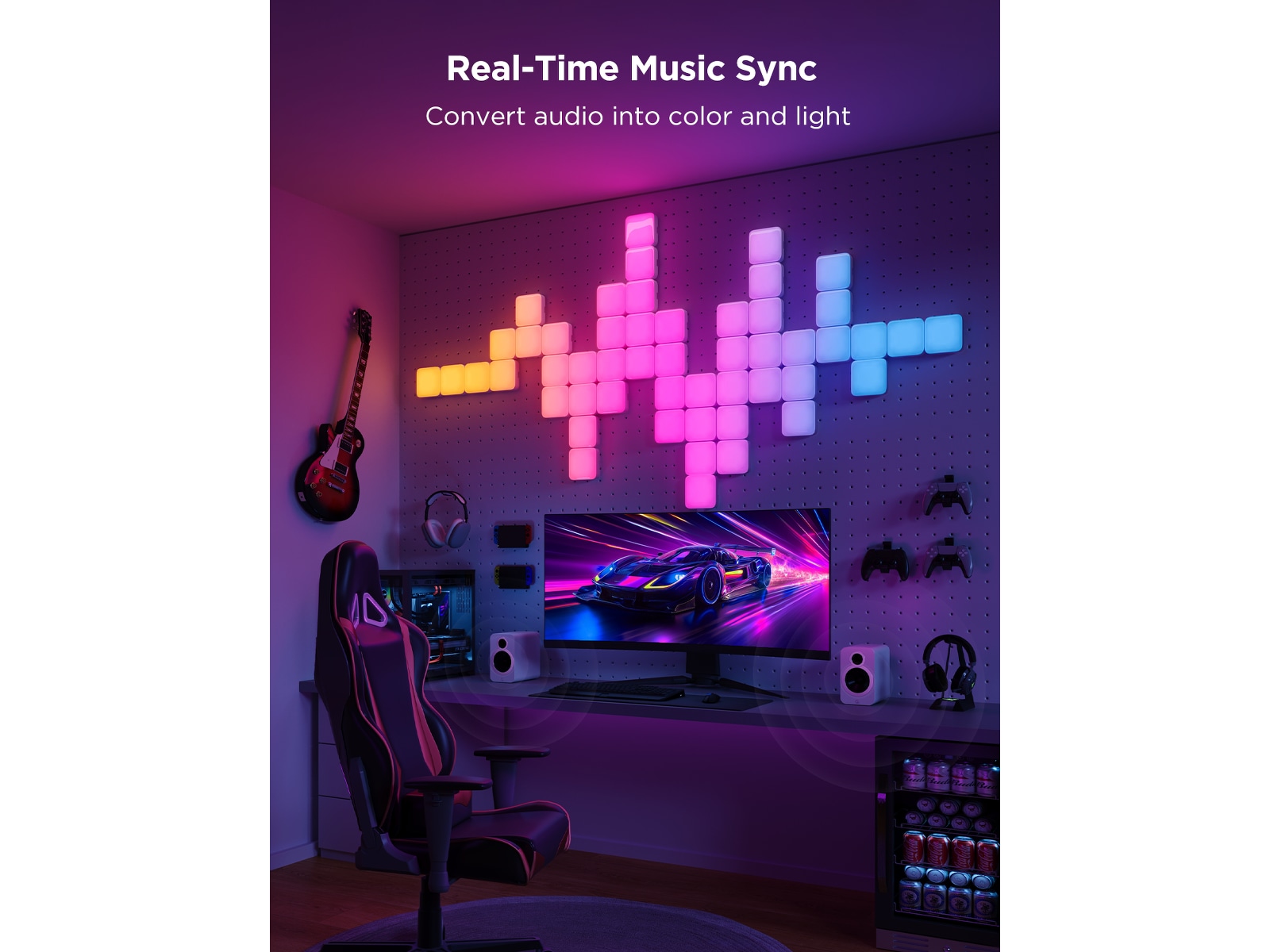 Govee Smart Mini Panellampe Led strips & underholdning