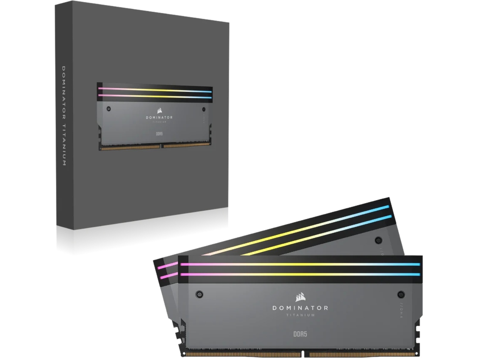 Corsair Dominator Titanium RGB DDR5 6000MHz 32GB (grå) Hukommelse (RAM)