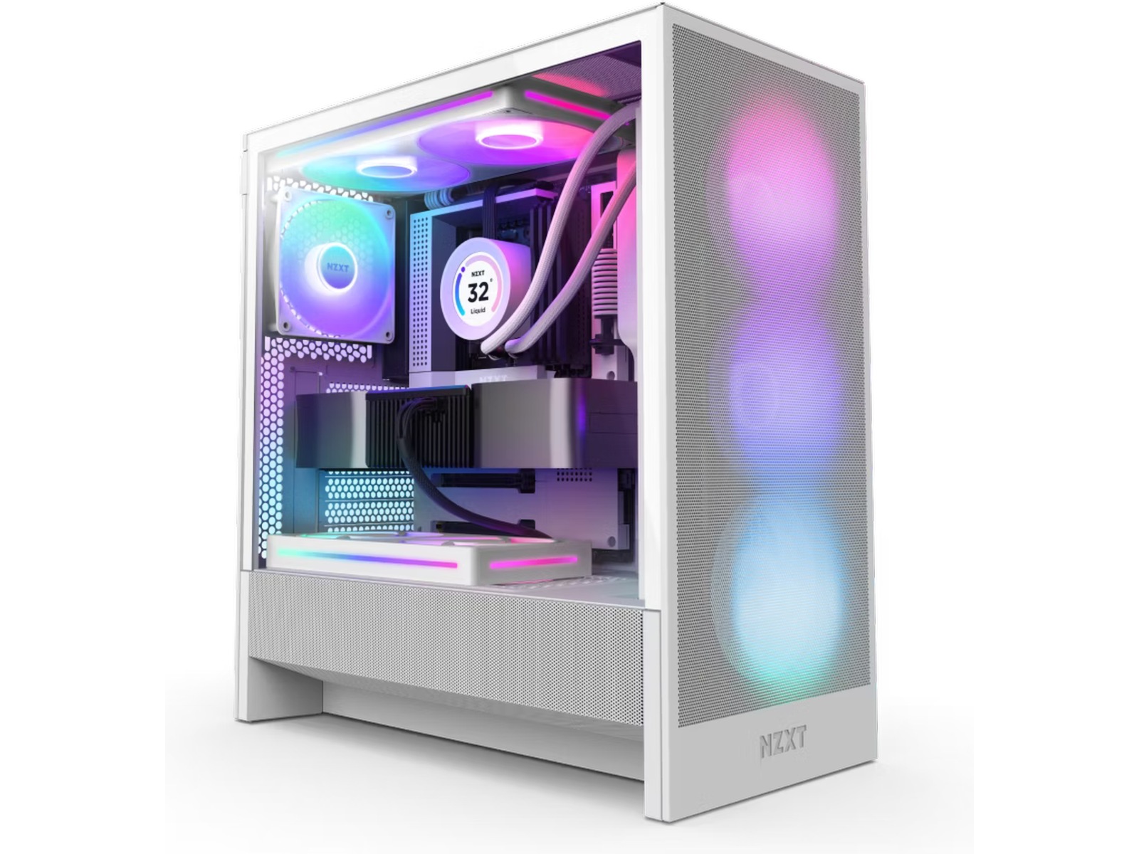 NZXT H5 Flow RGB Mid Tower (hvidt) Midi Tower
