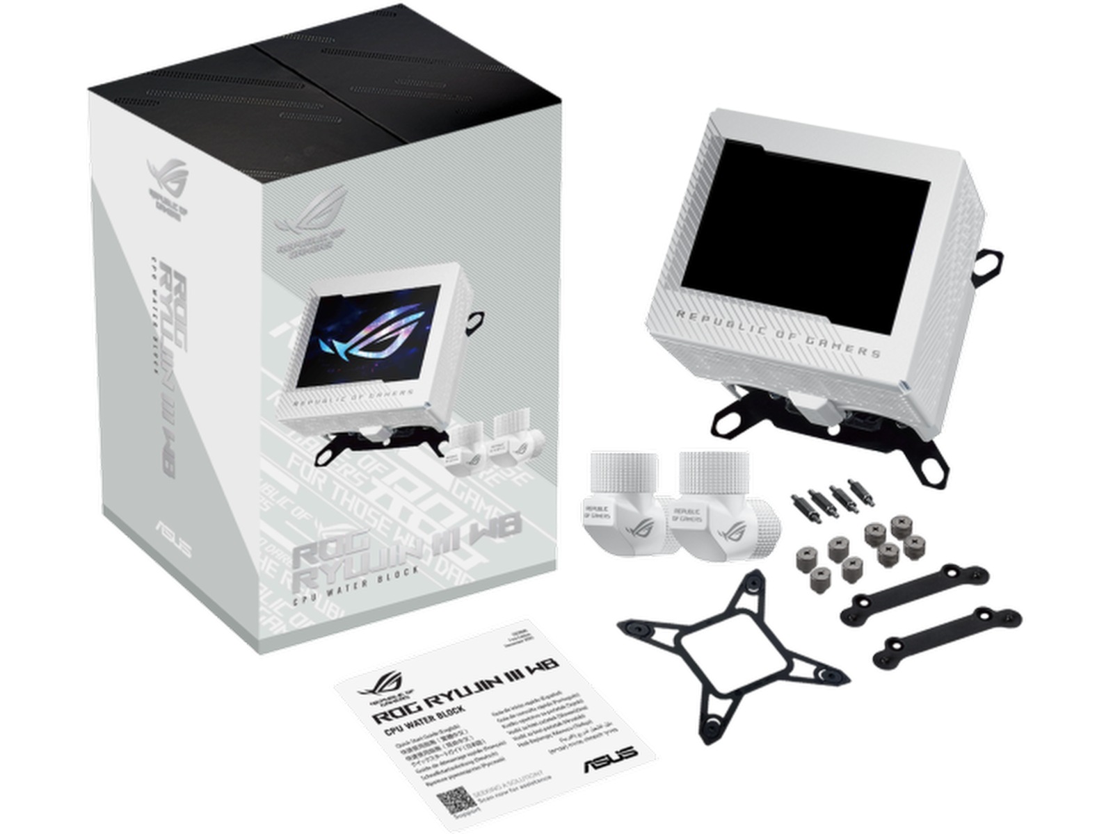 Asus ROG Ryujin III WB (hvidt) Tilbehør