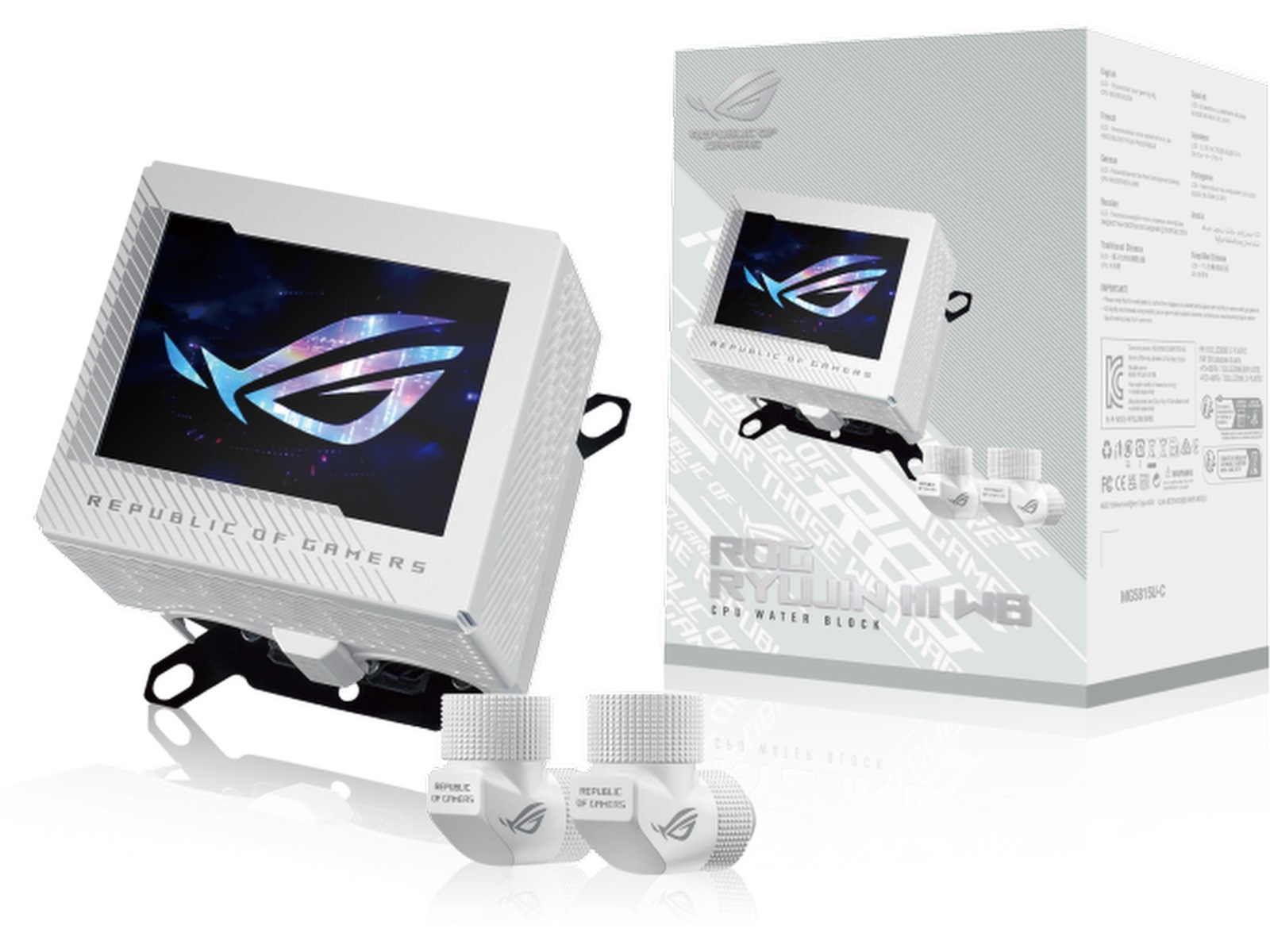 Asus ROG Ryujin III WB (hvidt) Tilbehør