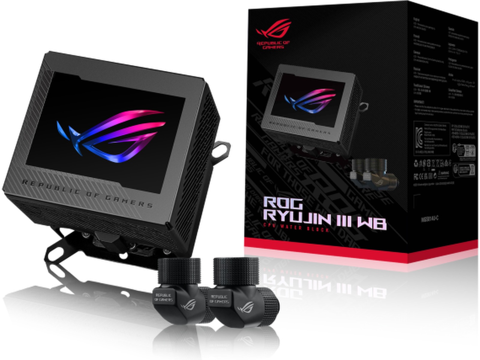 Asus ROG Ryujin III WB (sort) Tilbehør