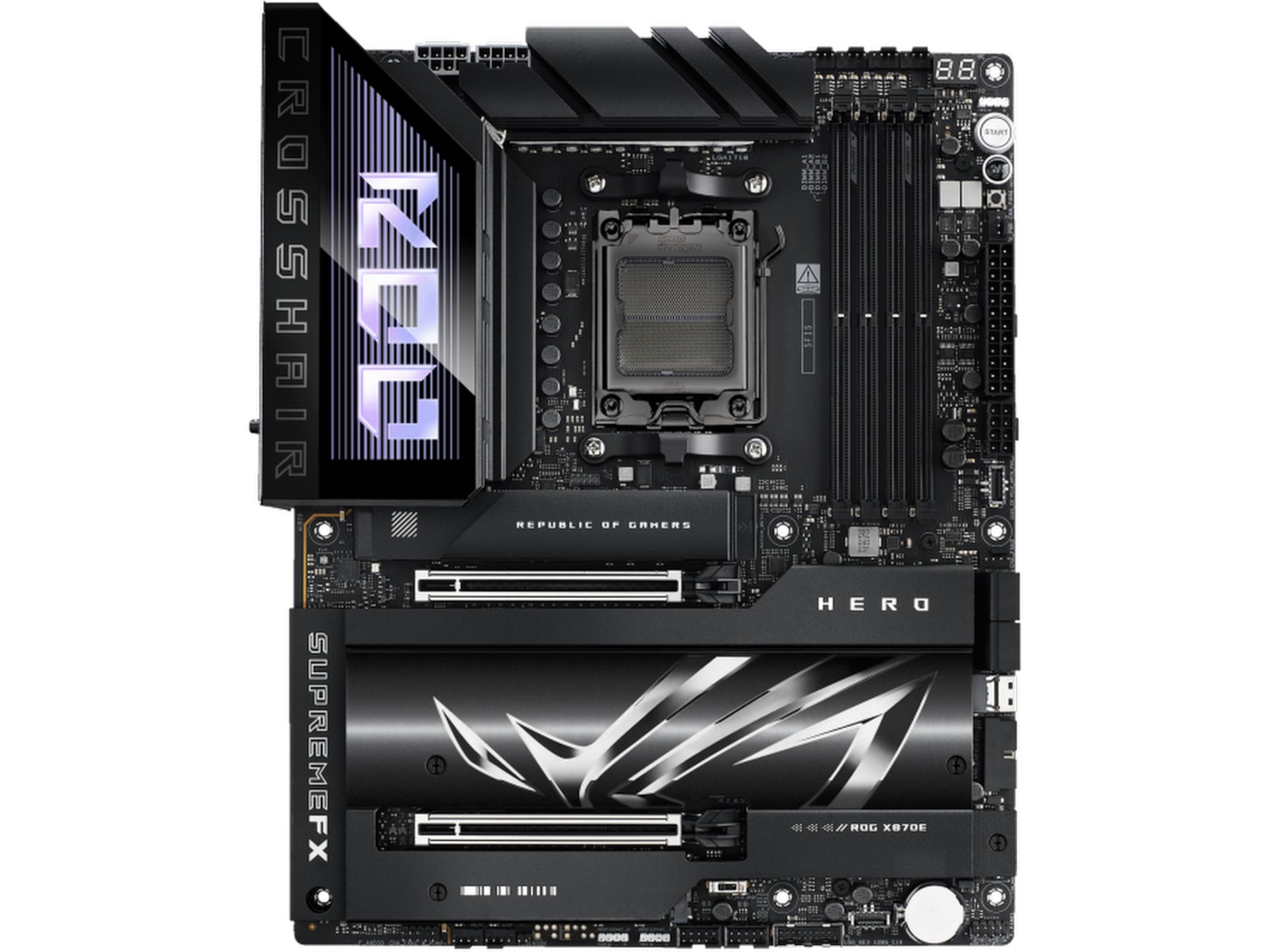 ASUS ROG Crosshair X870E Hero Bundkort AMD Socket