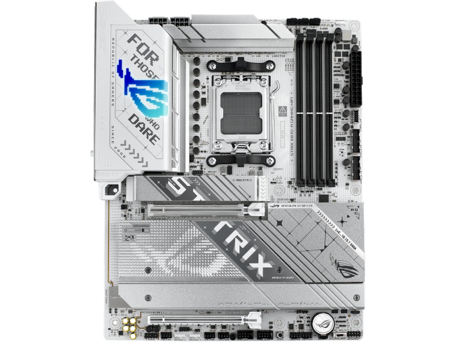 ASUS ROG Strix X870-A GAMING WIFI Bundkort (hvid) AMD Socket