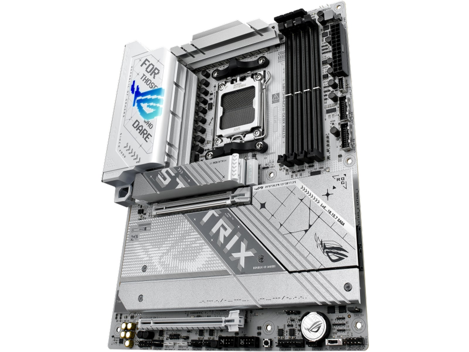 ASUS ROG Strix X870-A GAMING WIFI Bundkort (hvid) AMD Socket