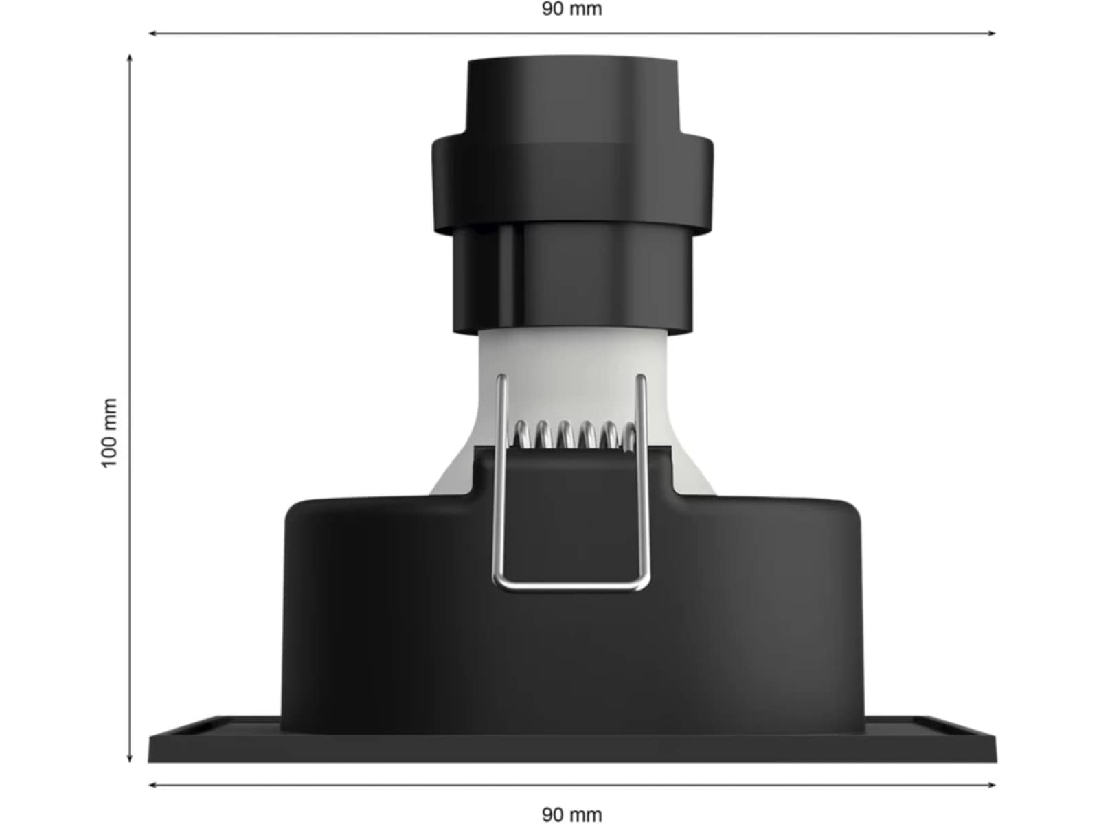 Centura Hue recessed S. aluminium 1x4.2W Loftlampe