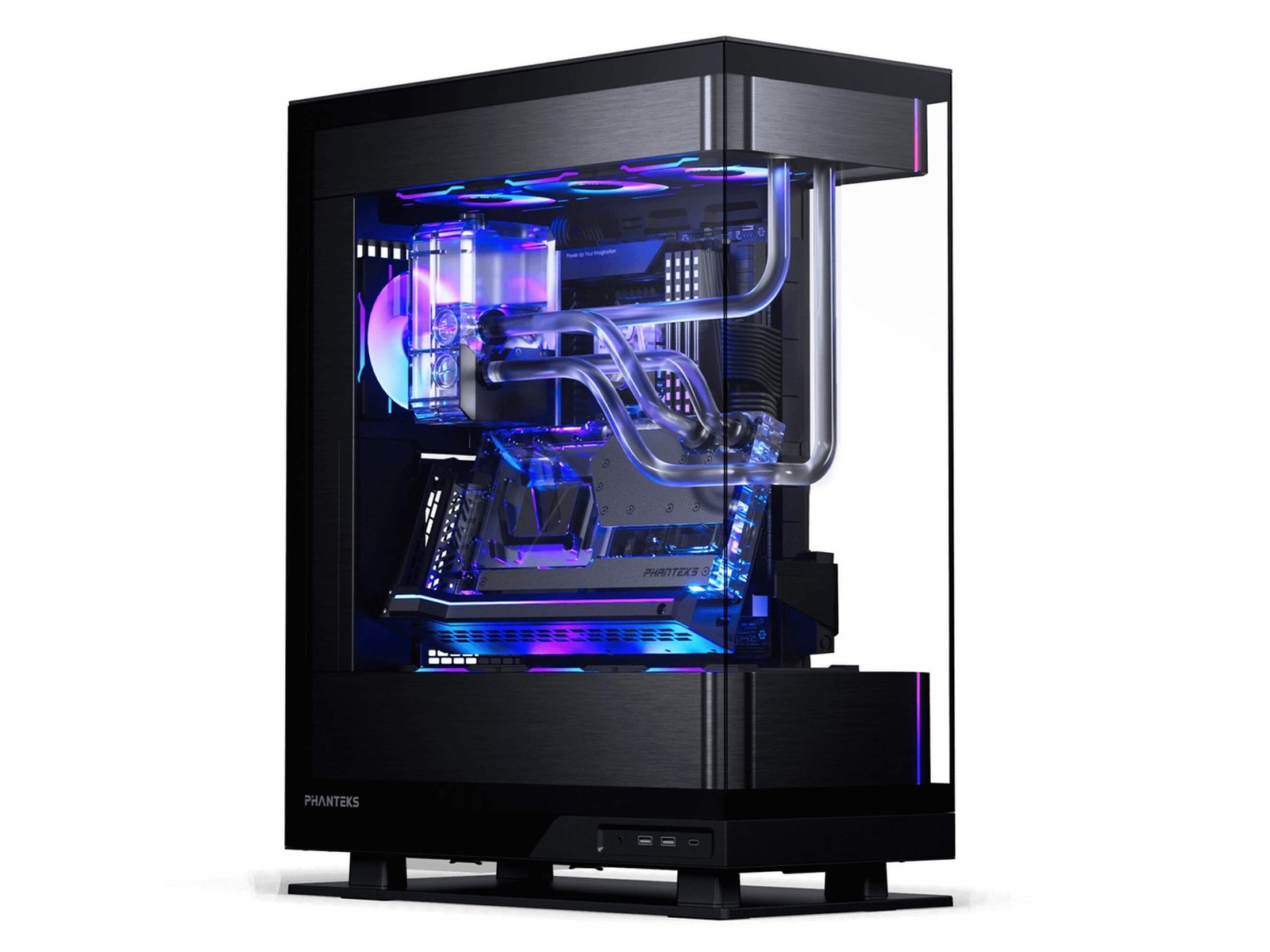 Phanteks Evolv X2 Case Brushed Black Mid Tower (sort) Midi Tower