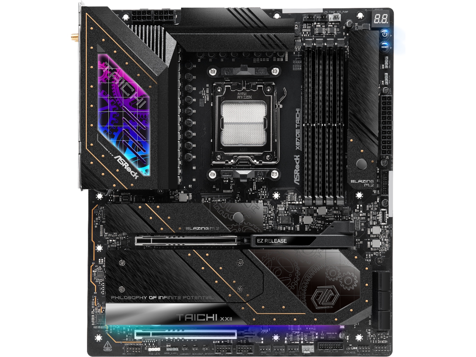 ASRock X870E Taichi Bundkort AMD Socket