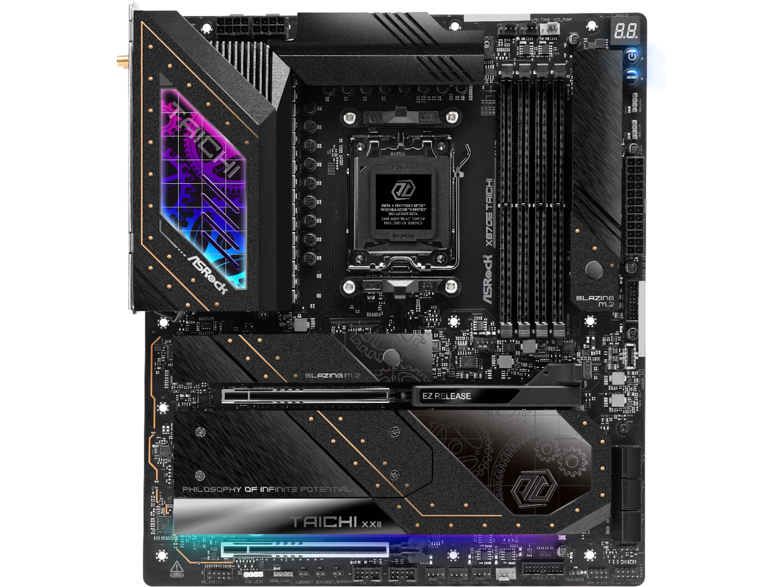 ASRock X870E Taichi Bundkort AMD Socket