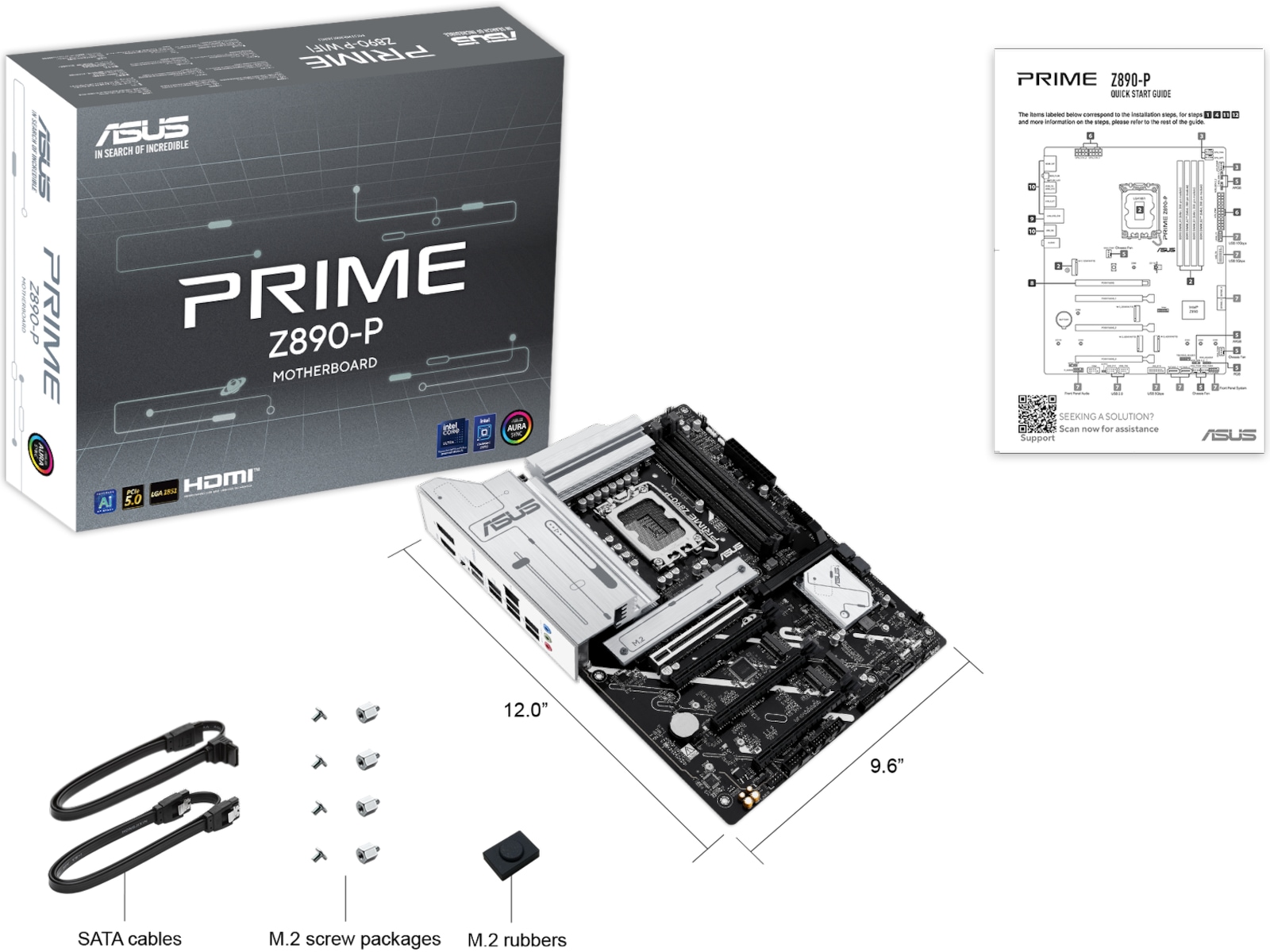 Asus Prime Z890-P Bundkort Intel Socket