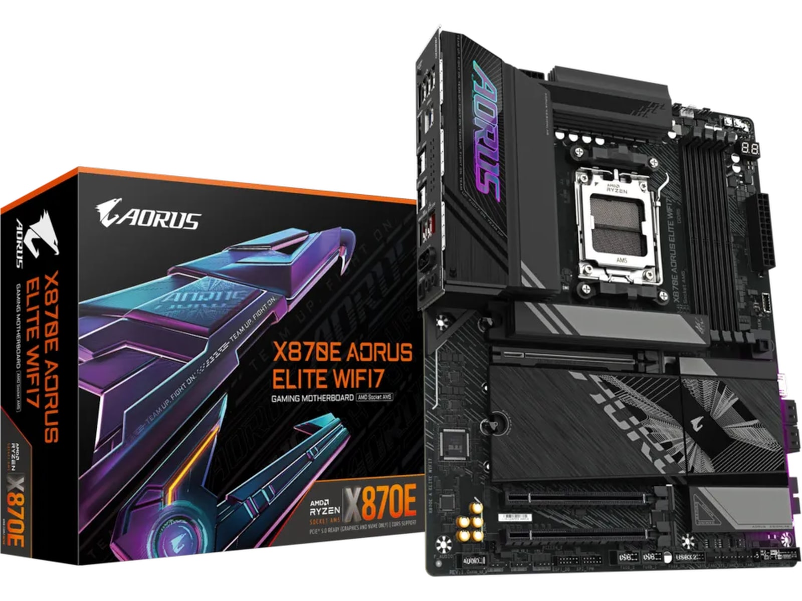 GIGABYTE X870E AORUS ELITE Bundkort AMD Socket