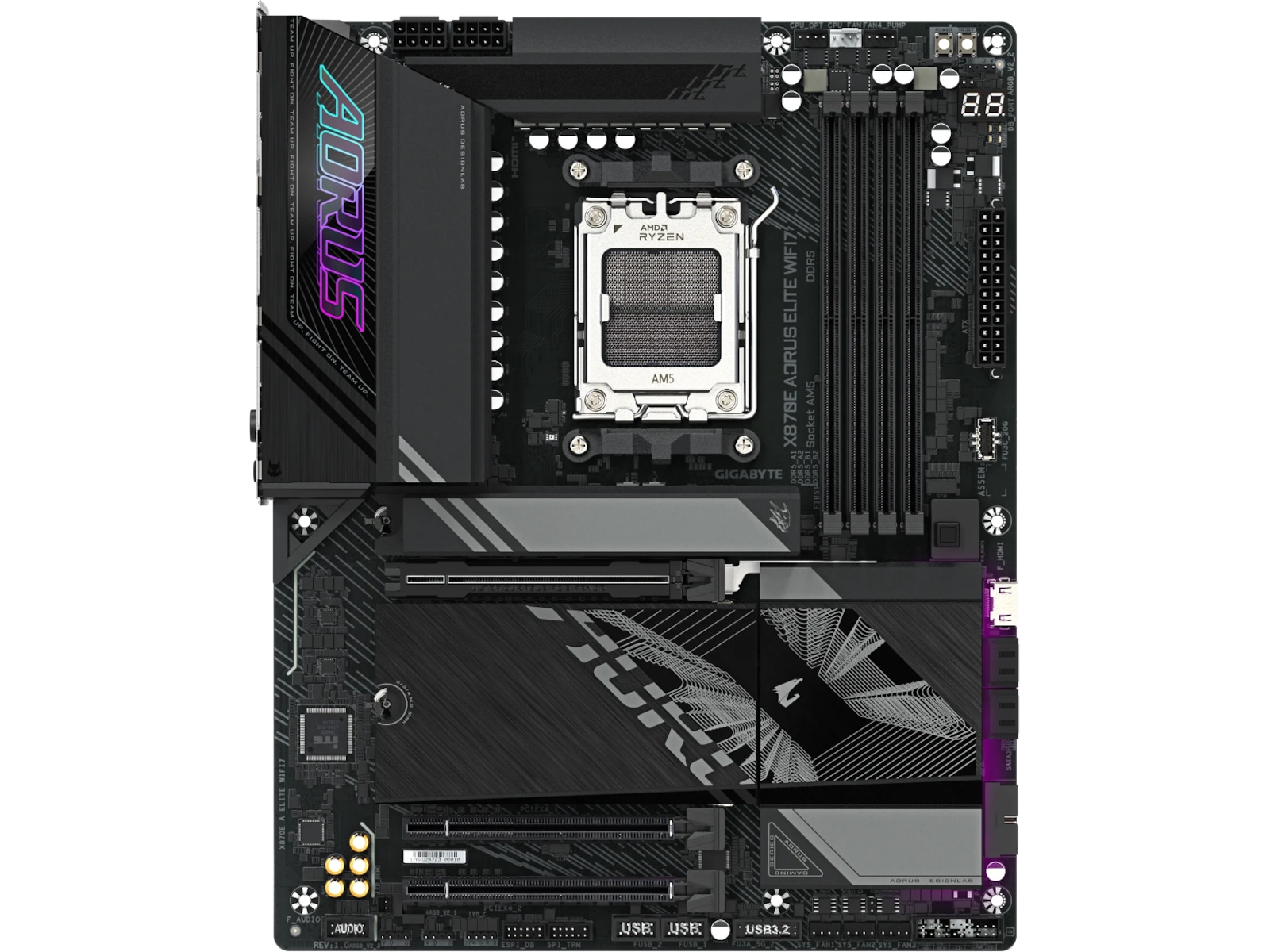 GIGABYTE X870E AORUS ELITE Bundkort AMD Socket