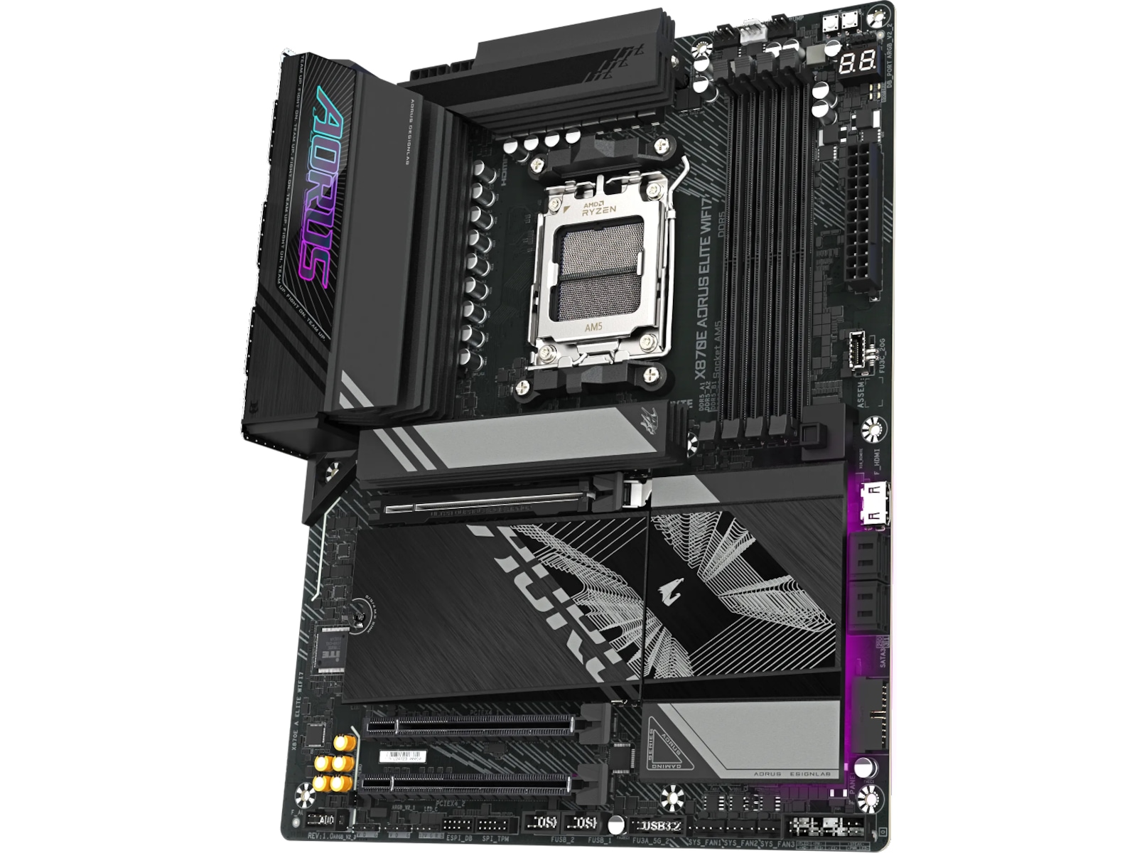 GIGABYTE X870E AORUS ELITE Bundkort AMD Socket