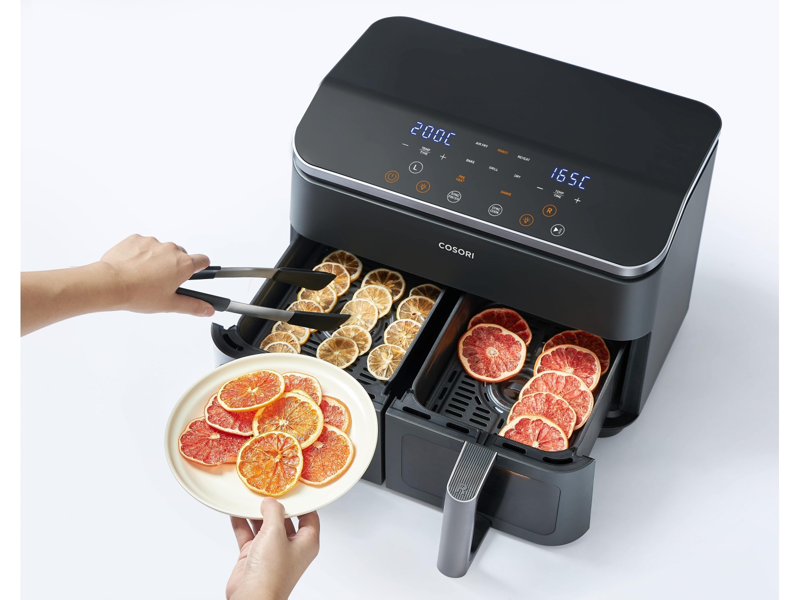 Cosori Dual Basket Airfryer 8,5L (sort) Airfryer