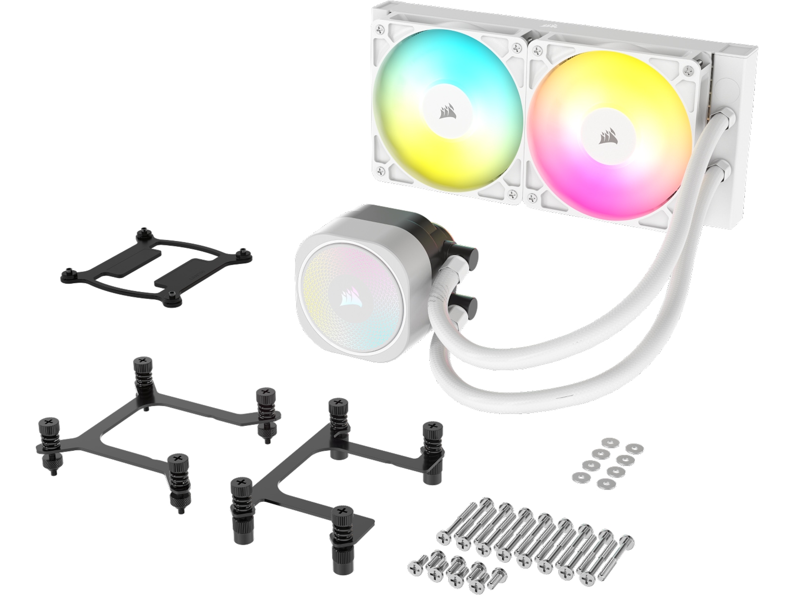 Corsair Nautilus 240 ARGB CPU Køler (hvidt) CPU - Vandkøling