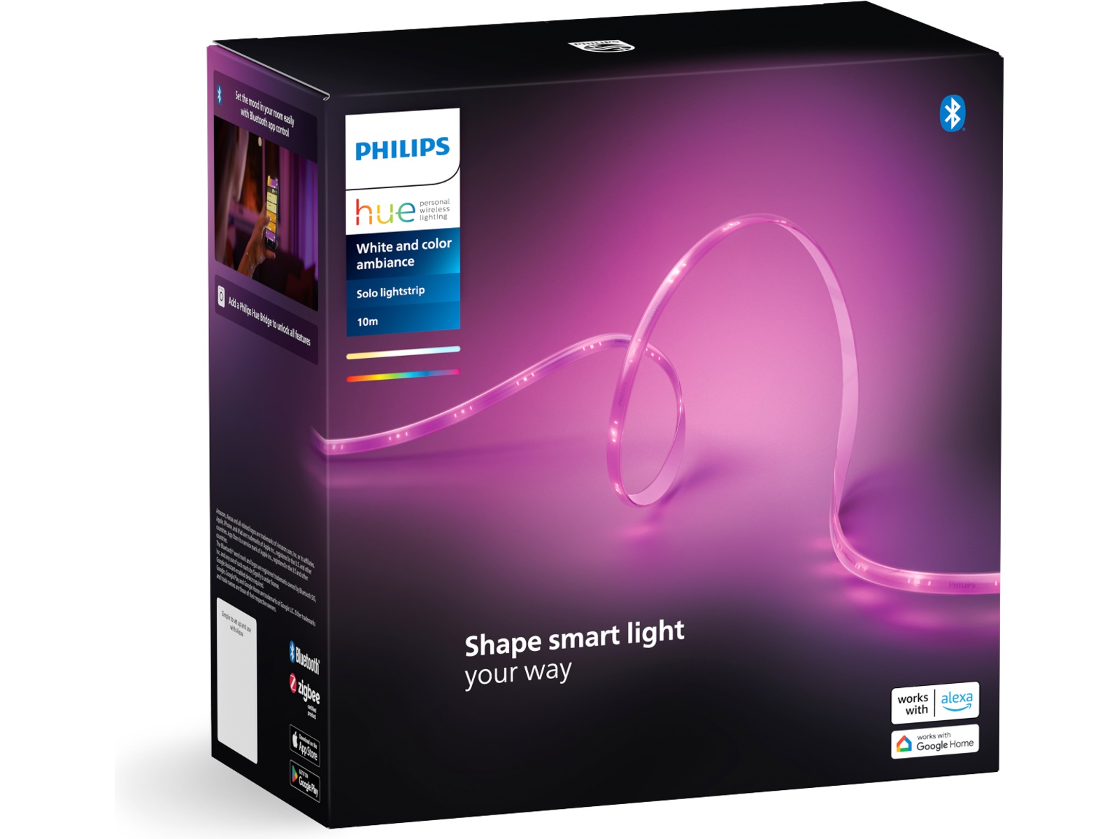 Philips Hue Solo lysstrimmel RGB 10m Led strips & underholdning