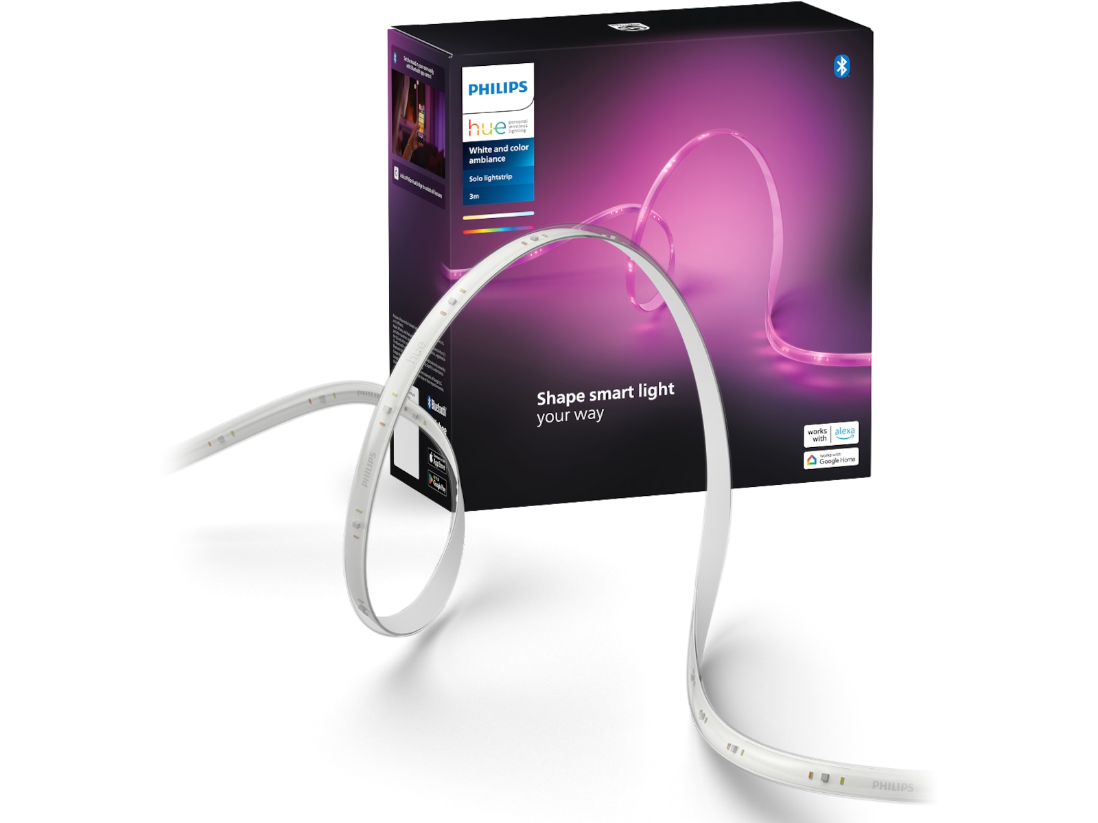 Philips Hue Solo lysstrimmel RGB 3m Led strips & underholdning