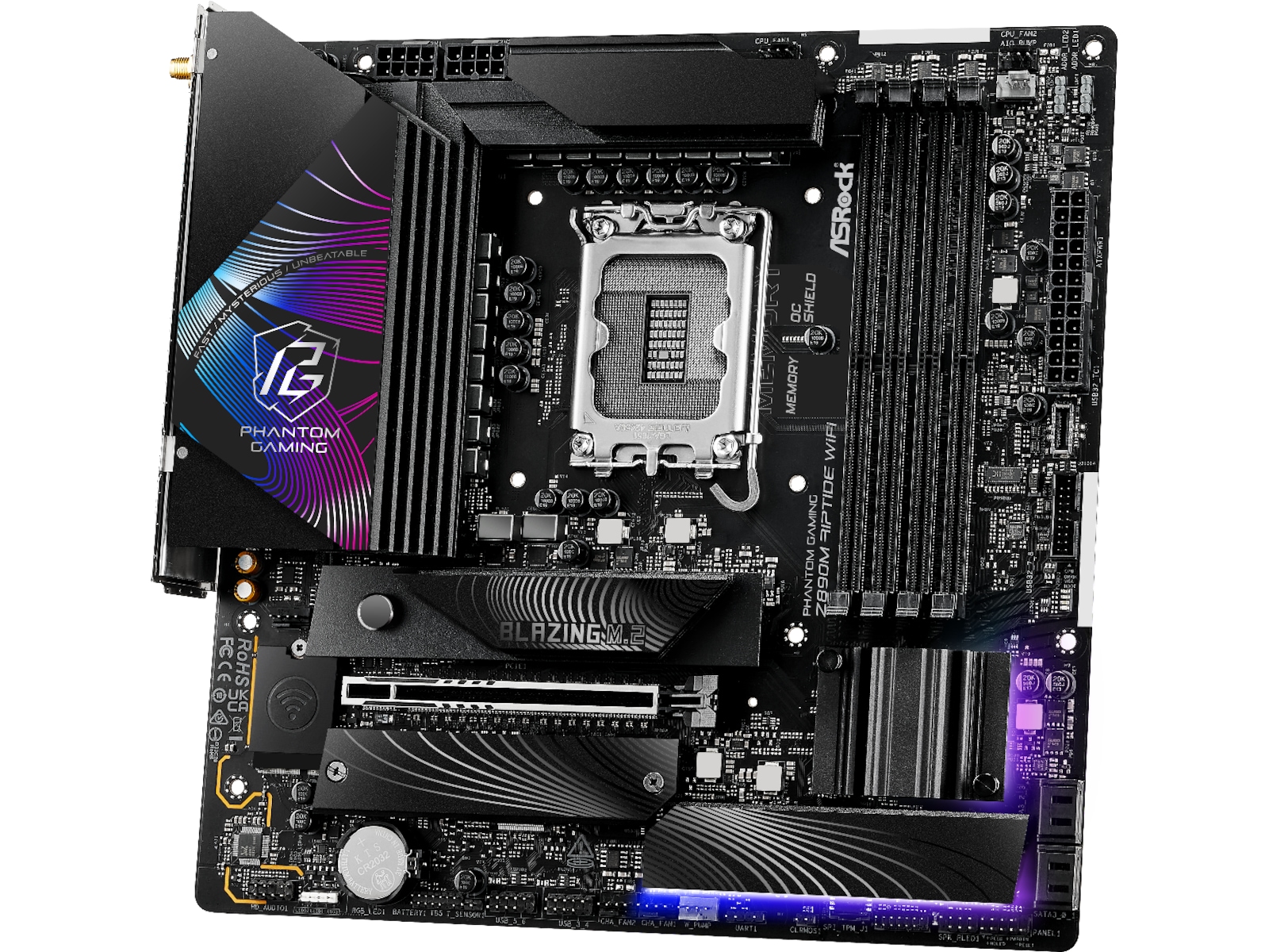 ASRock Z890M RIPTIDE WIFI Hovedkort Intel Socket
