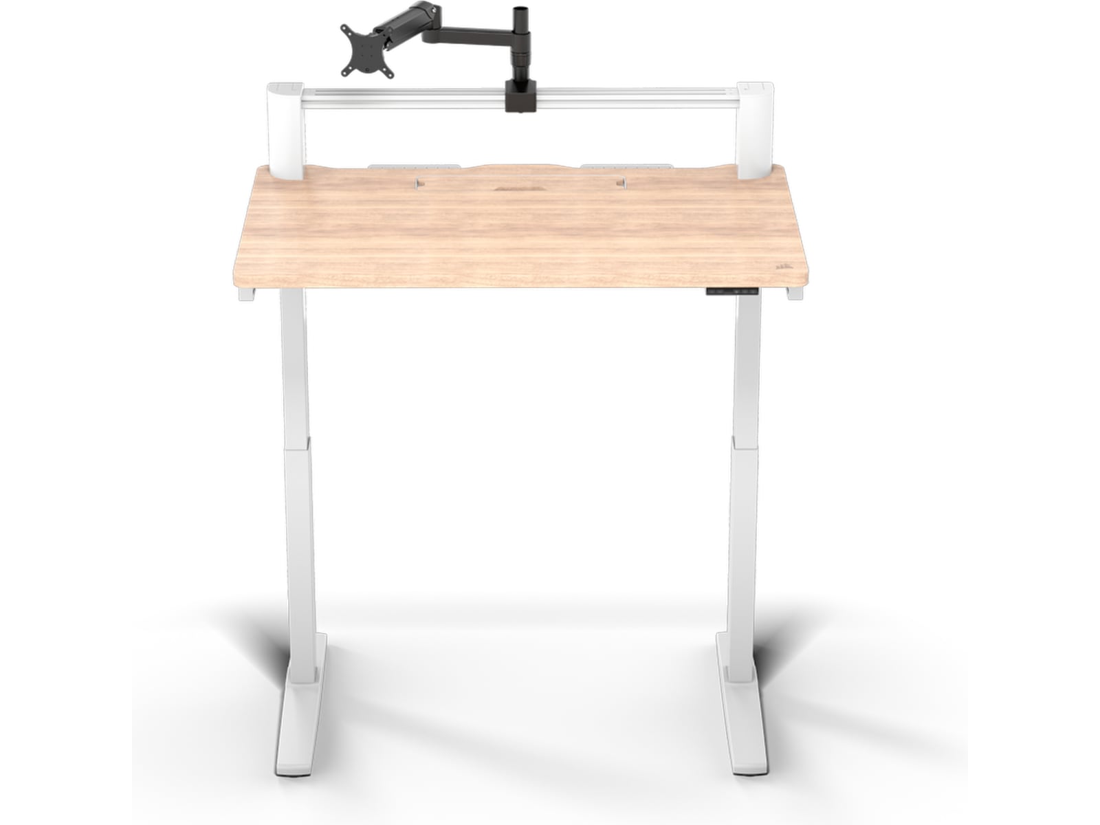 Corsair Platform:4 Elevate skrivebord (hvid/lyst træ) Gamingdesk