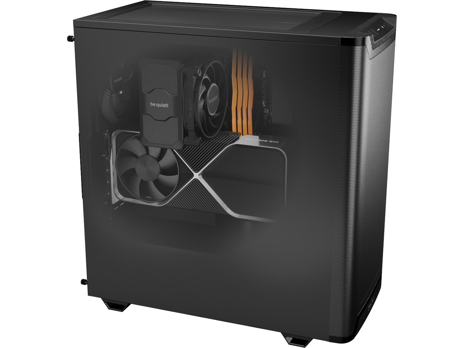 be quiet! PURE BASE 501 Airflow Black Mid Tower (sort) Midi Tower