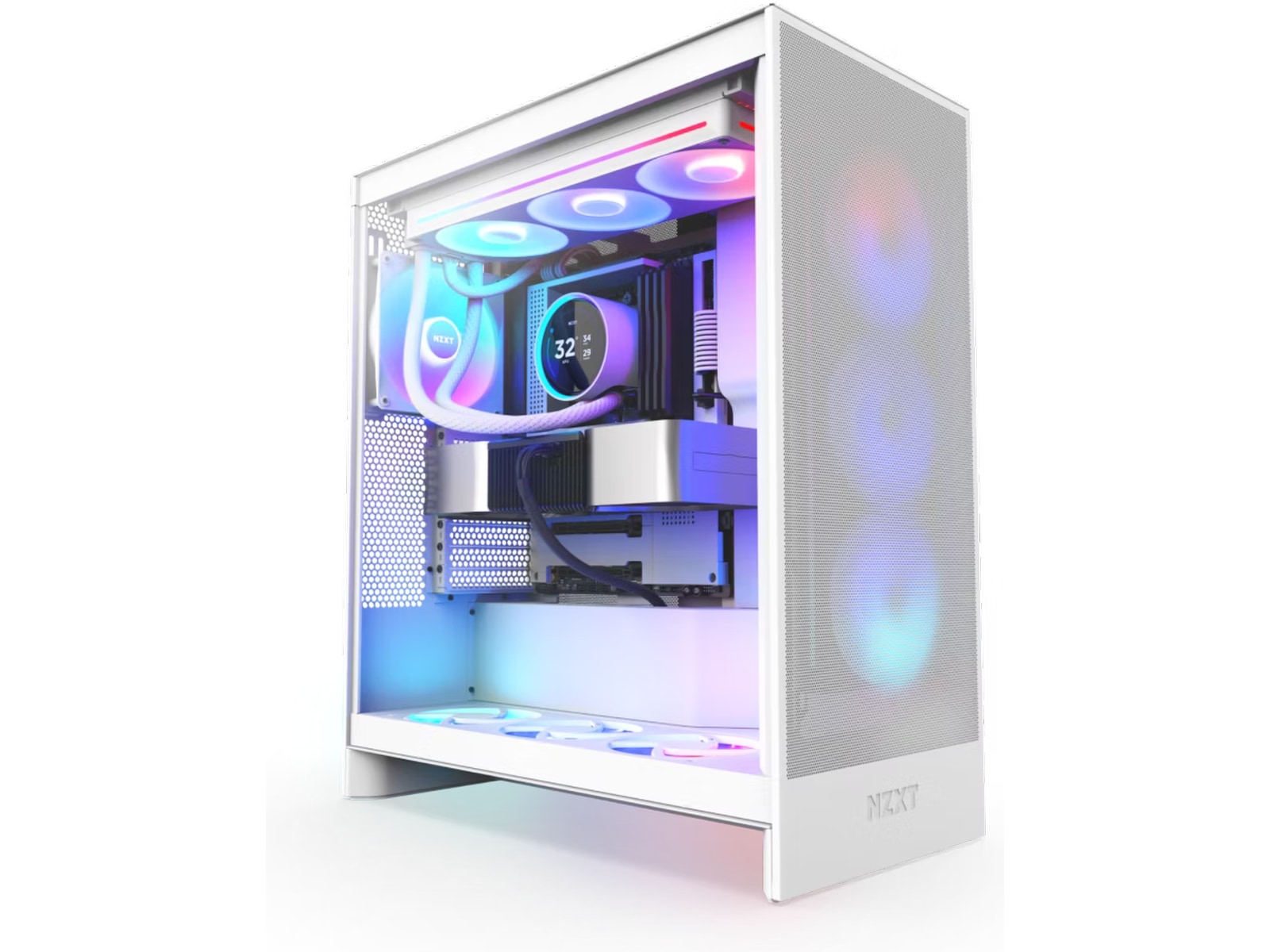 NZXT Kraken 360 Elite V2 2024 RGB Køler (hvidt) CPU - Vandkøling