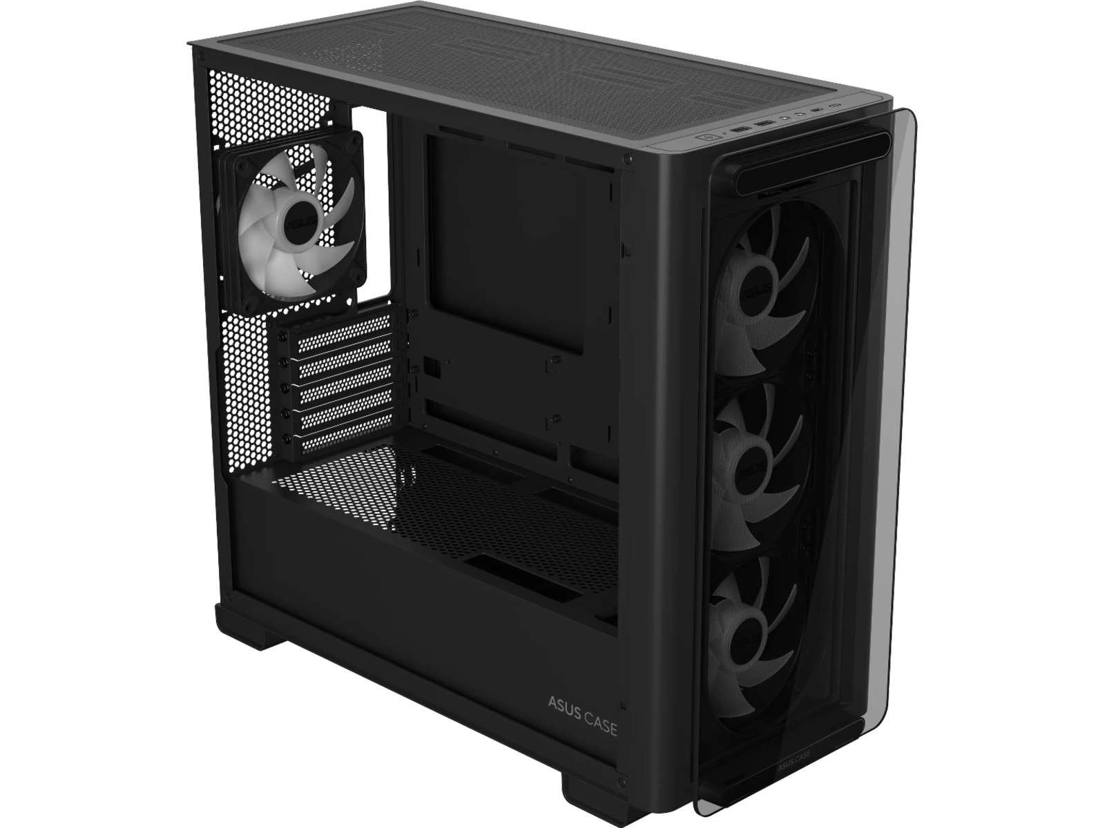 Asus A23 Plus ARGB micro-ATX (sort) Mini/Micro/Nano tower