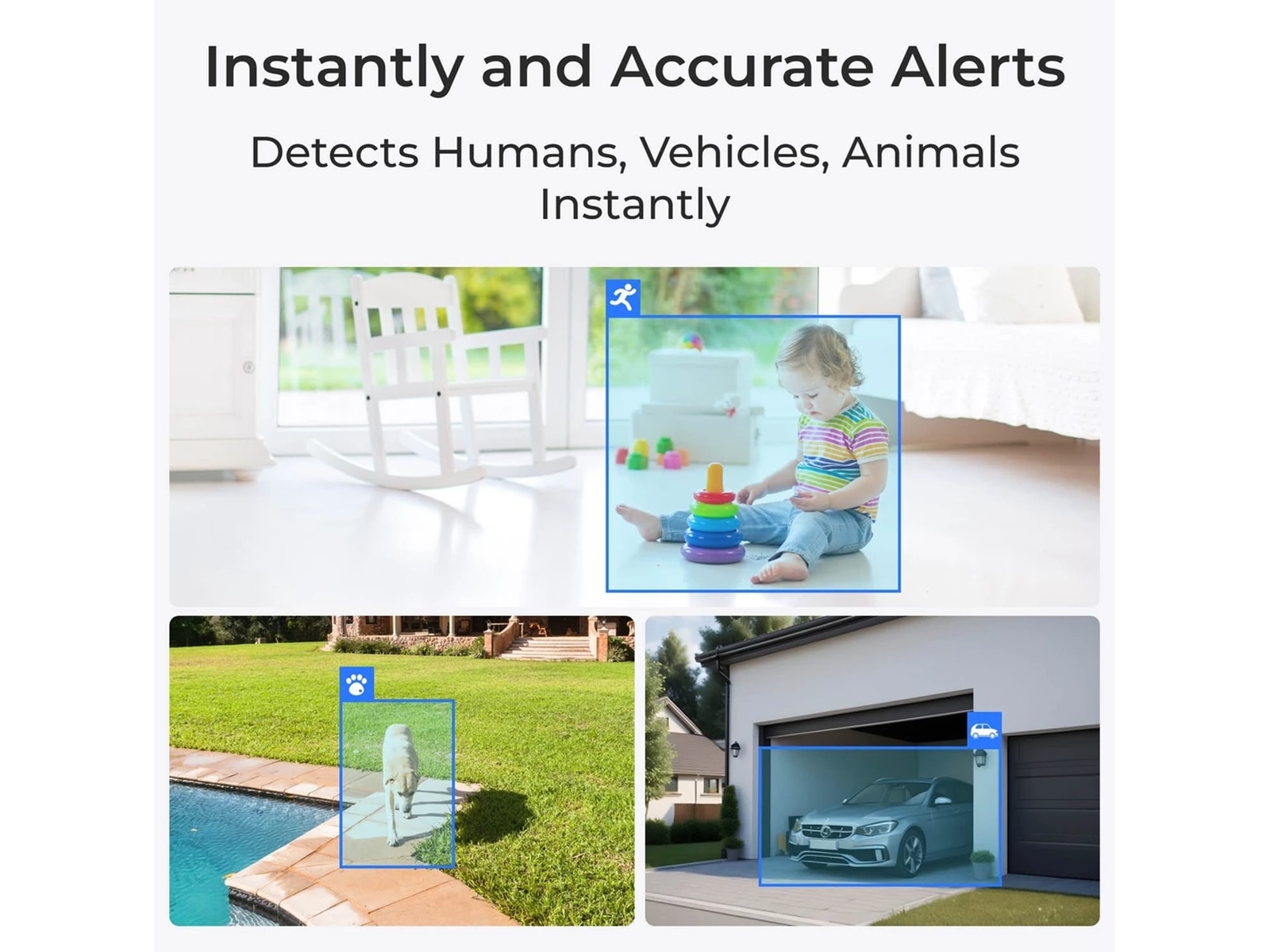 Reolink Home Hub med 4x Argus 3 pro kamera Overvågningskameraer