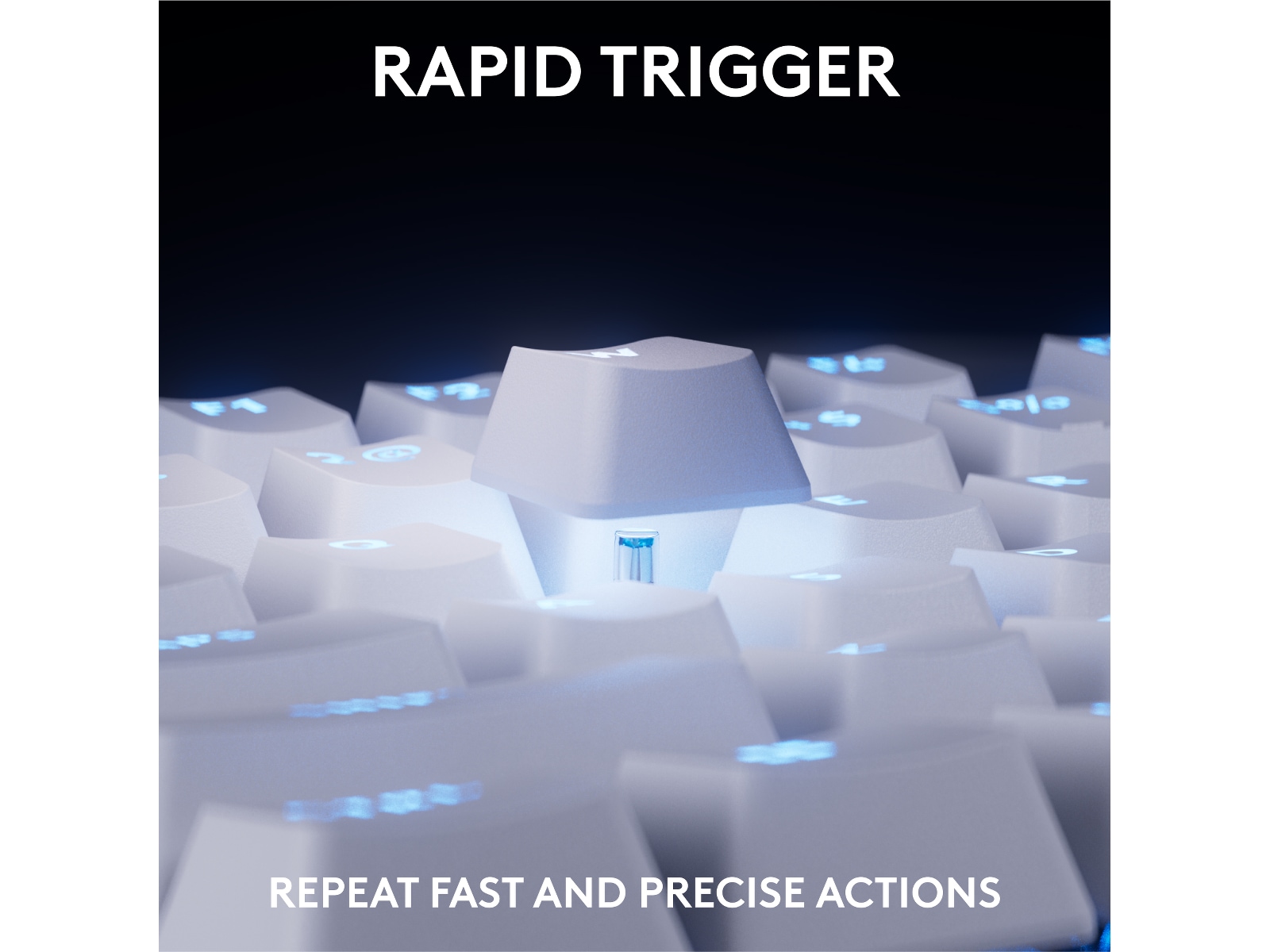 Logitech G Pro X TKL Rapid gamingtastatur (hvid) Gamingkeyboard