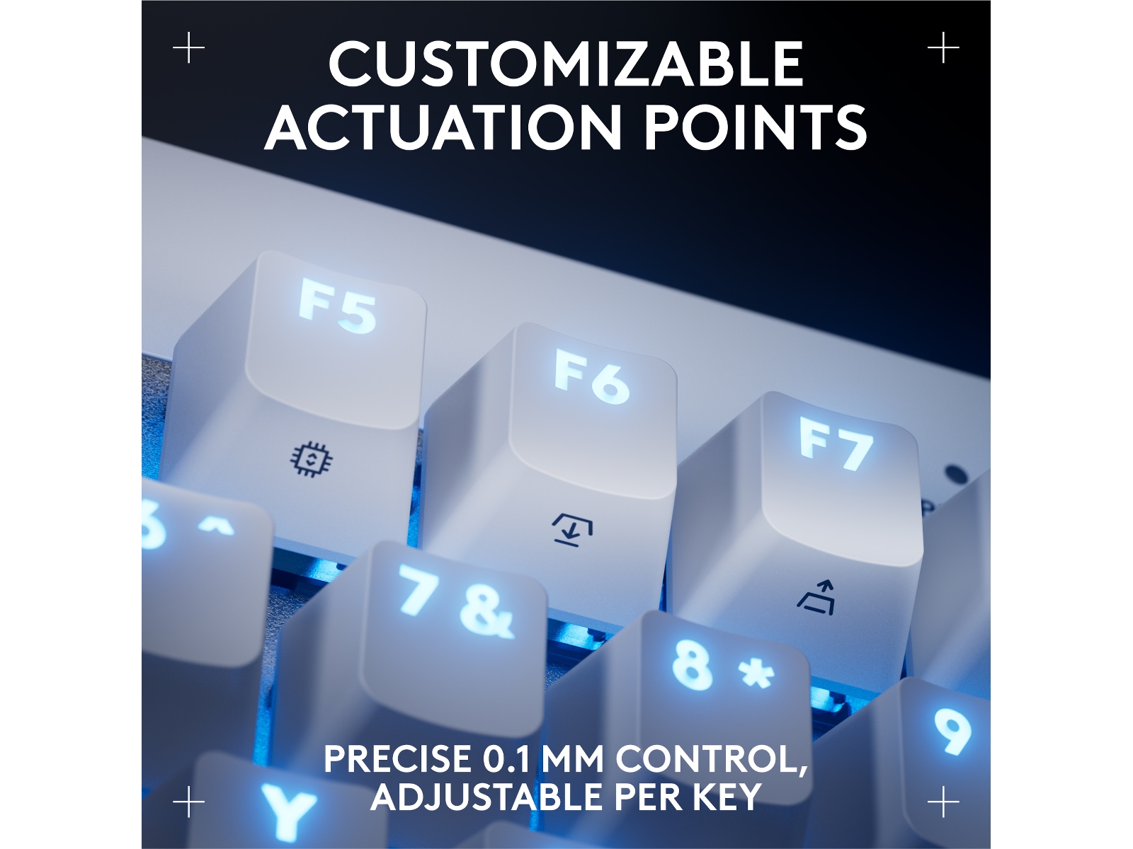 Logitech G Pro X TKL Rapid gamingtastatur (hvid) Gamingkeyboard