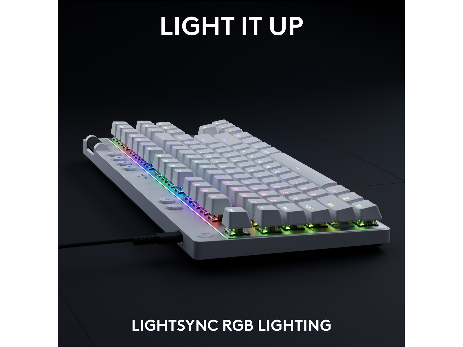 Logitech G Pro X TKL Rapid gamingtastatur (hvid) Gamingkeyboard