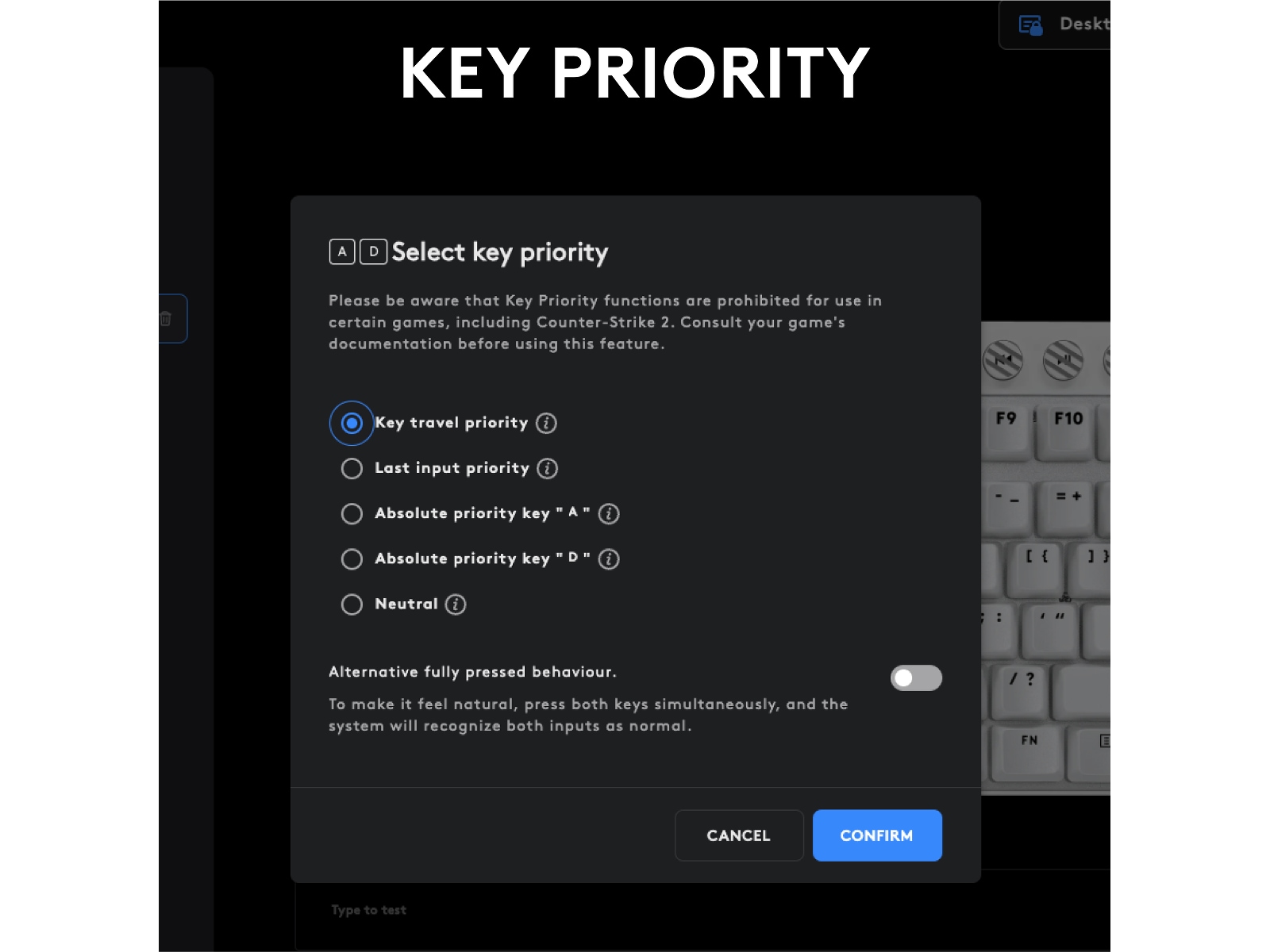 Logitech G Pro X TKL Rapid gamingtastatur (hvid) Gamingkeyboard