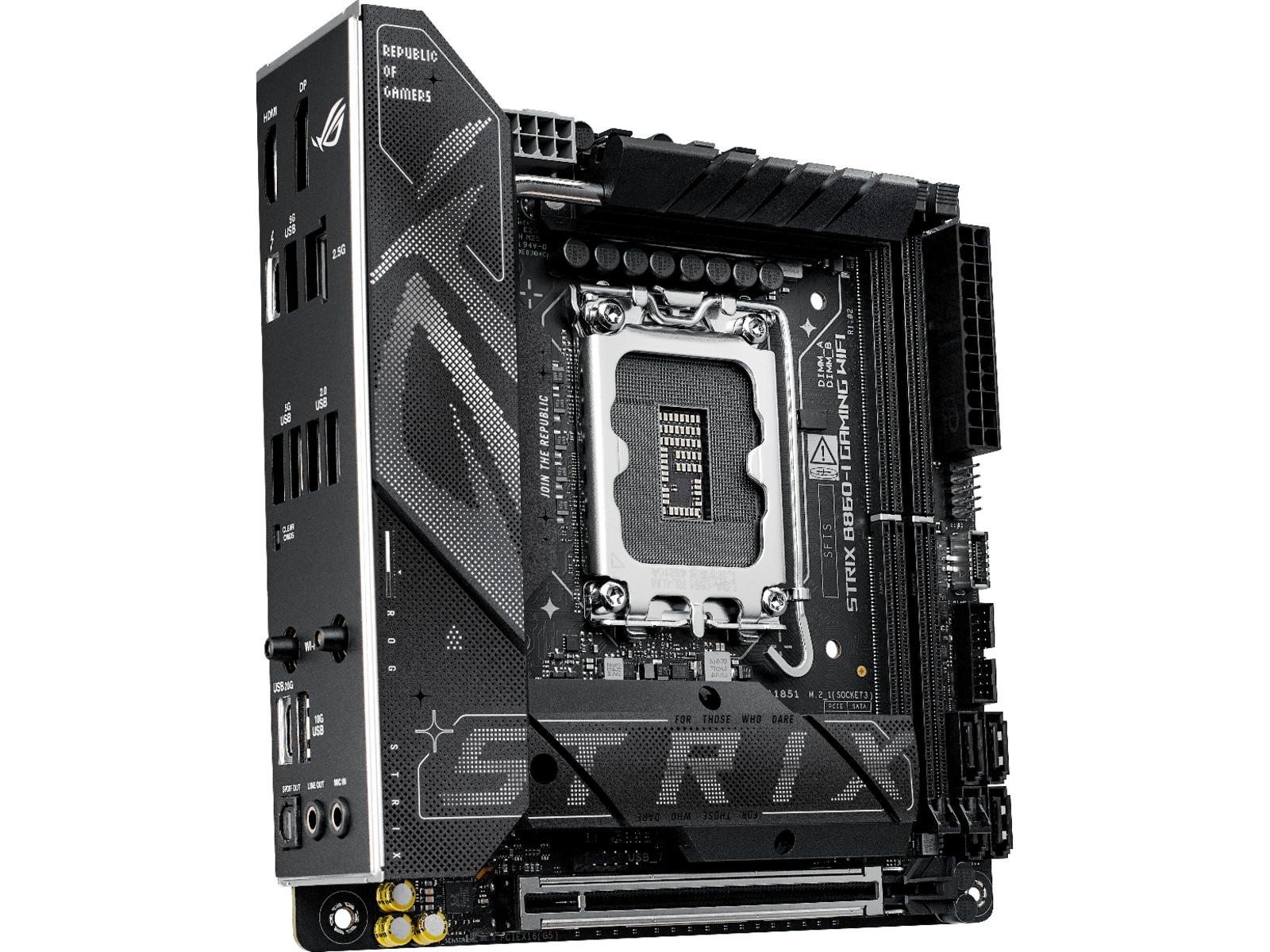 ASUS ROG STRIX B860-I GAMING WIFI Bundkort Intel Socket