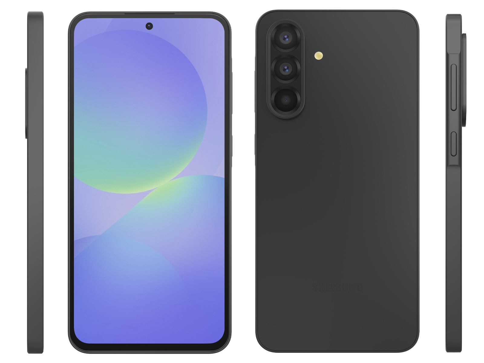 iiglo Galaxy A36 Silikone cover (sort) Mobilcover