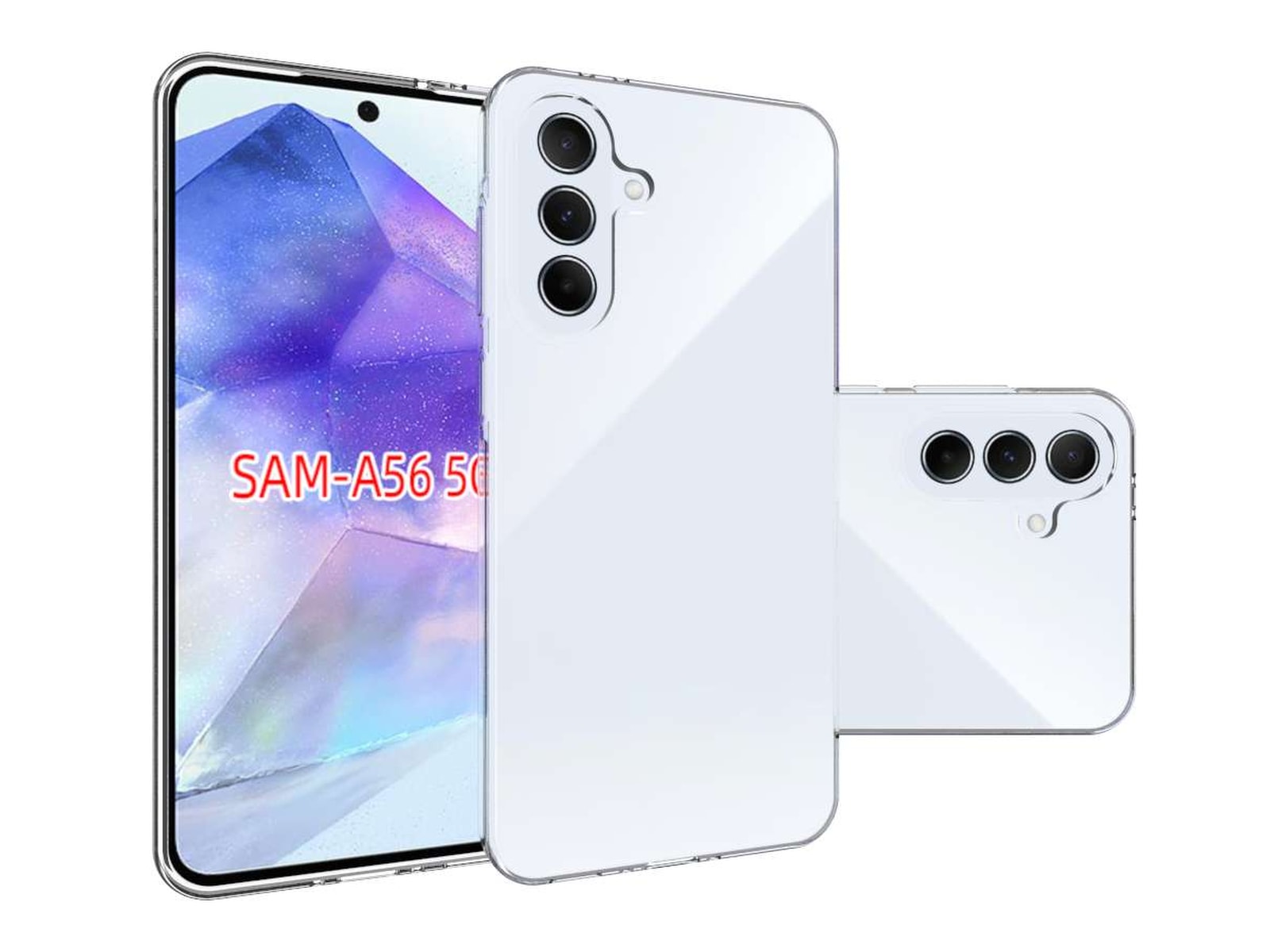 iiglo Galaxy A56 Silikone cover (gennemsigtig) Mobilcover