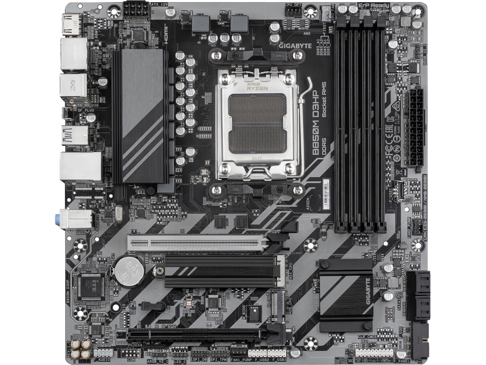 Gigabyte B850M D3HP Bundkort AMD Socket