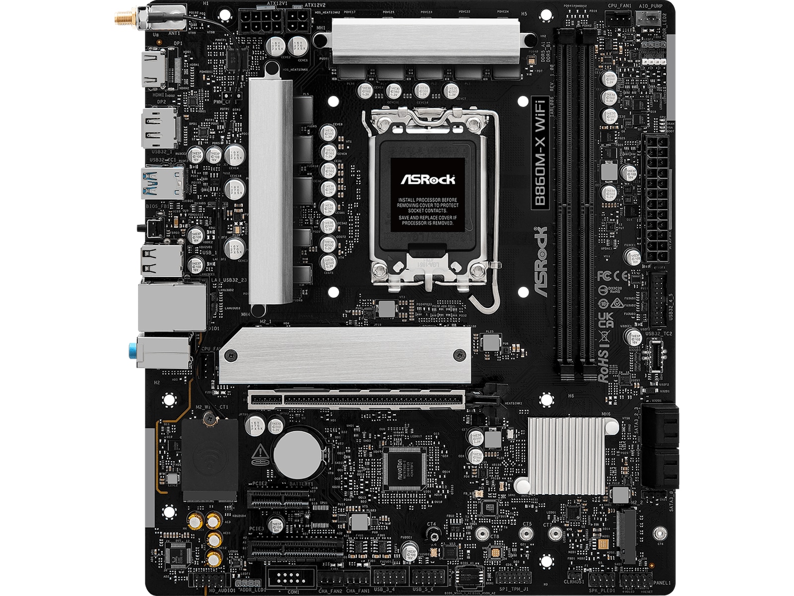 ASRock B860M-X WiFi Bundkort Intel Socket