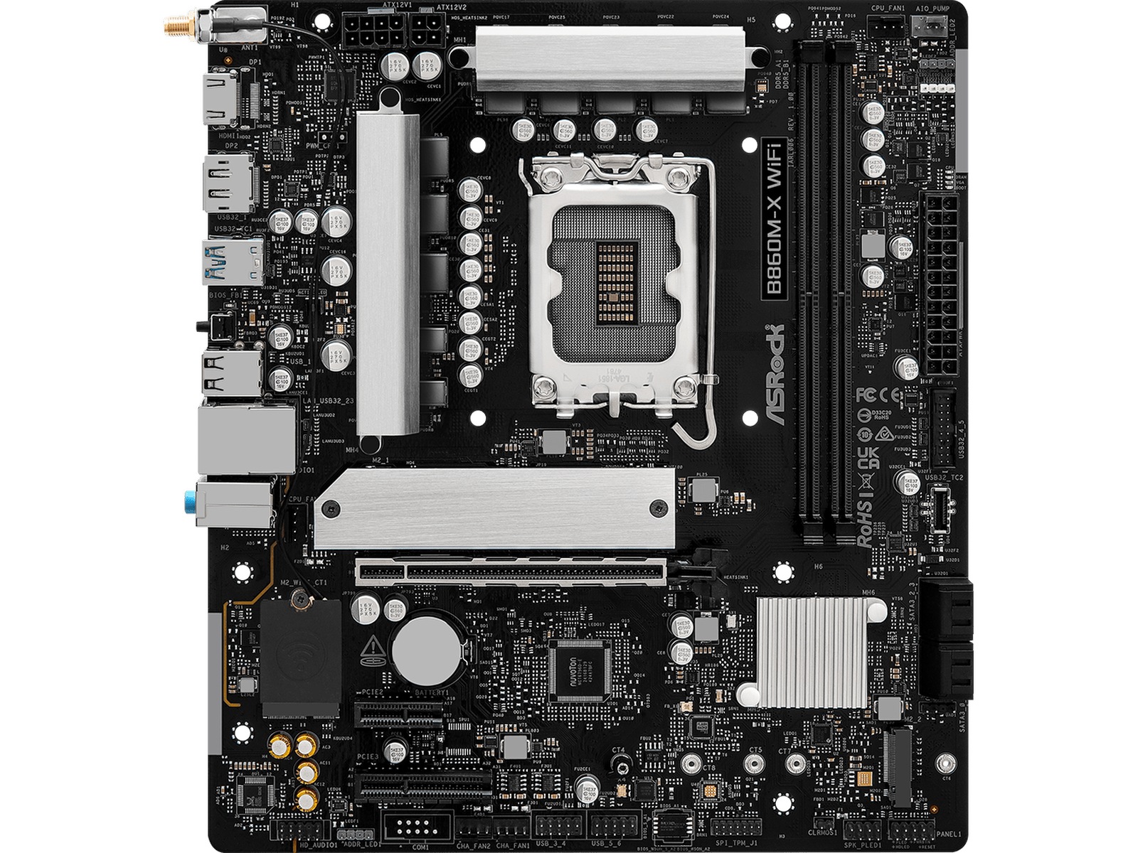 ASRock B860M-X WiFi Bundkort Intel Socket
