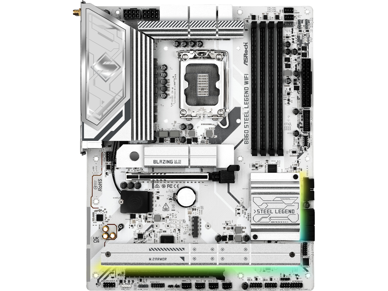 ASRock B860 Steel Legend WiFi Bundkort Intel Socket